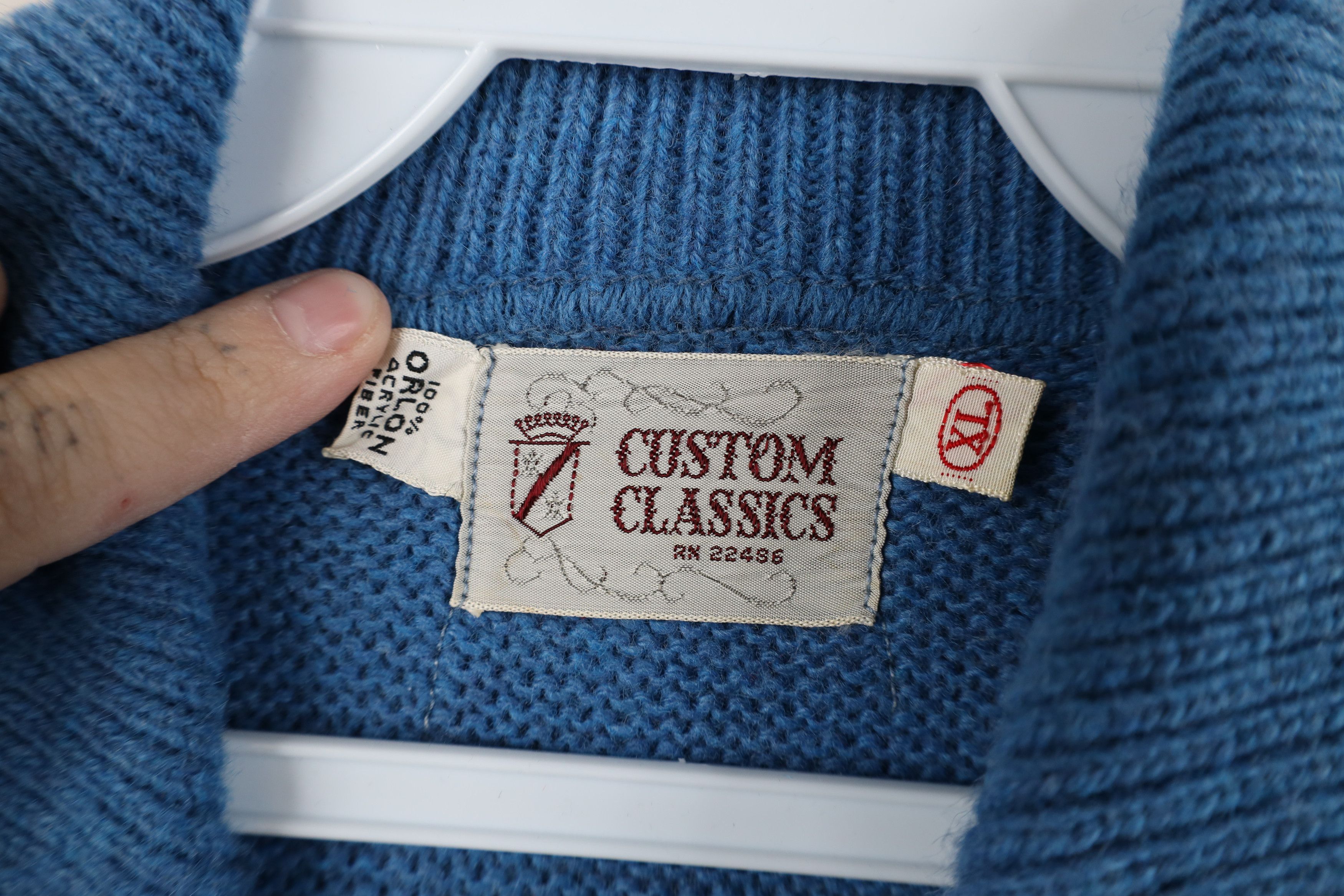 Vintage Vintage 50s 60s Streetwear Collared Cardigan Sweater USA Size US XL / EU 56 / 4 - 9 Thumbnail
