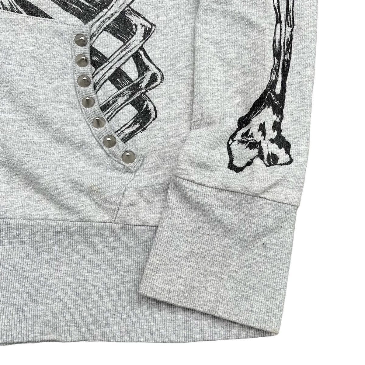 Seditionaries 2000s Glad News Skulls Skeleton Bone Full Zip Hoodie Lgb Goa Size US M / EU 48-50 / 2 - 14 Thumbnail