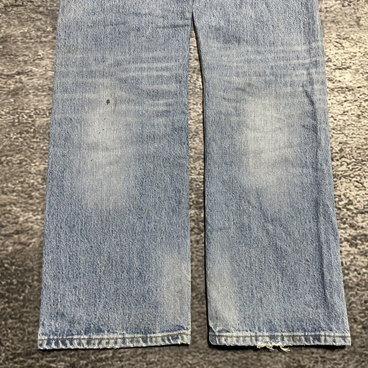 Levi's Vintage Levi's 501 Button Fly Blue Faded Baggy Skater Jeans Size US 34 / EU 50 - 3 Thumbnail
