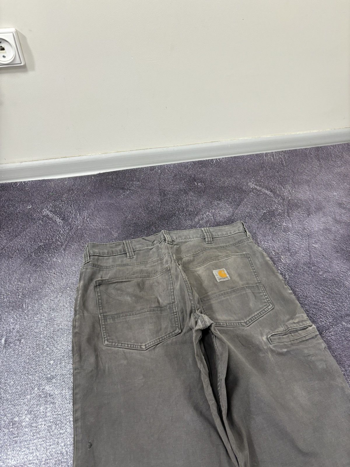 Carhartt Vintage Carhartt USA Gray Y2K Work Hype Pants Jeans Size US 32 / EU 48 - 6 Thumbnail