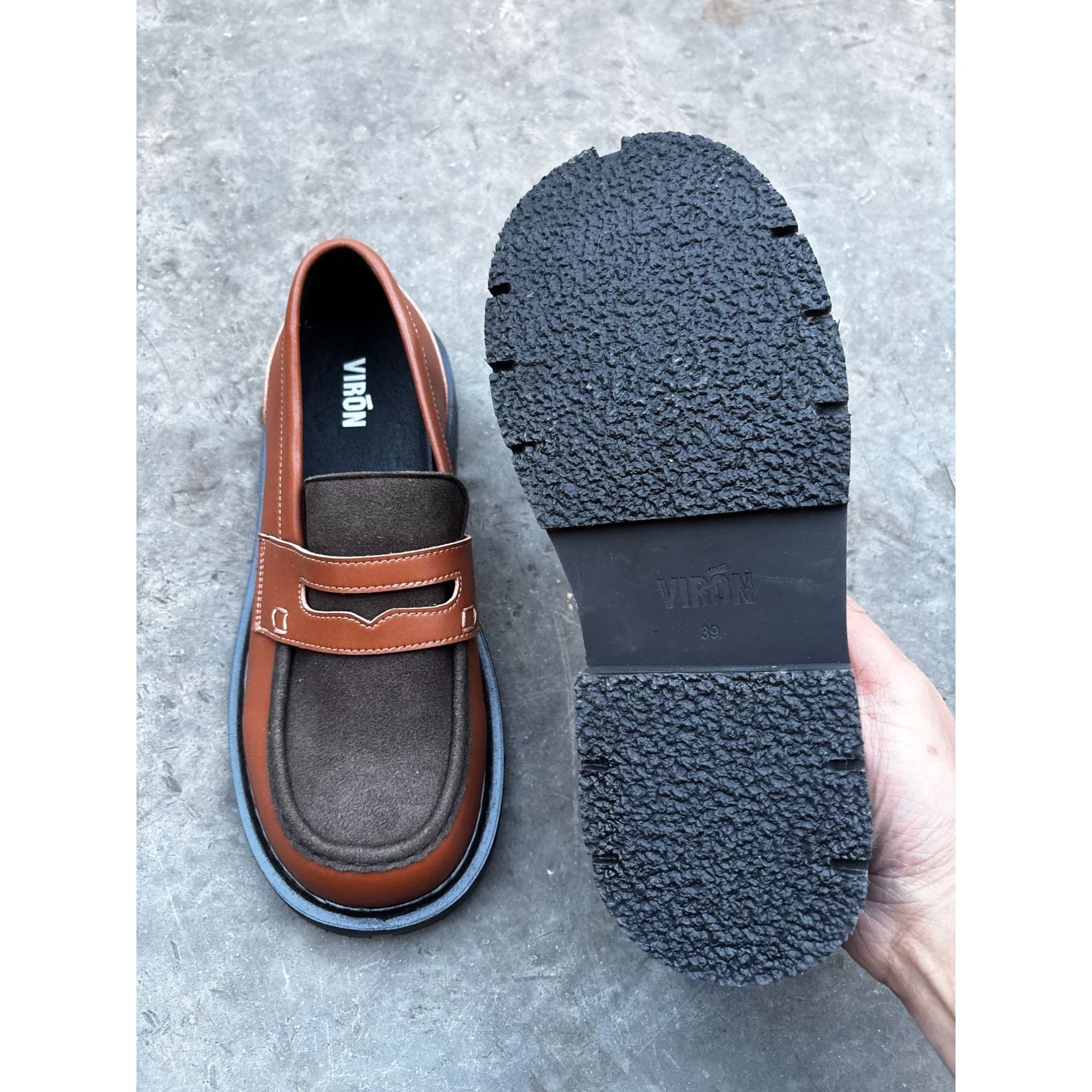 VIRON Viron Brown Sustainable Loafers Size 40 Eco-Responsible Plan Size US 7 / EU 40 - 3 Thumbnail