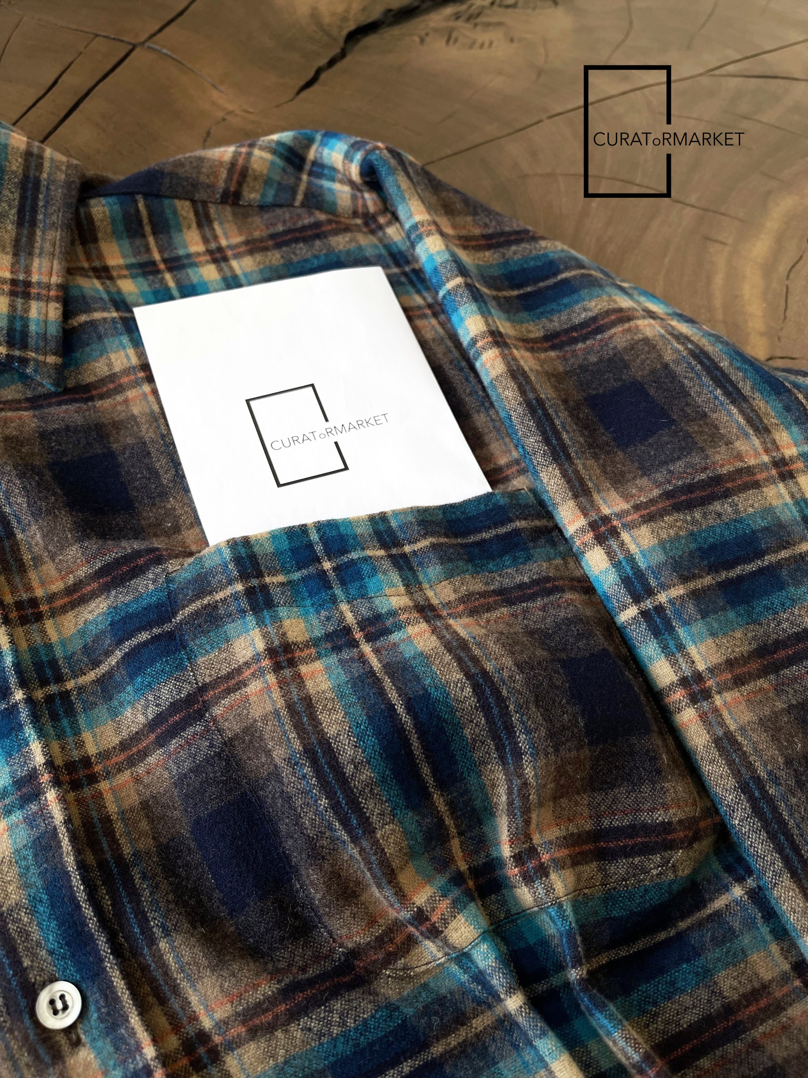 Maison Margiela EU50 RARE Pendleton Wool Flannel Plaid Snap Back Stitch SS24 Size US M / EU 48-50 / 2 - 9 Thumbnail