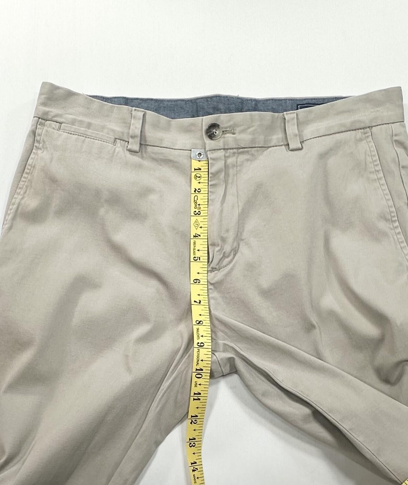 Vineyard Vines Vineyard Vines Flat Cotton Spandex Chinos Khaki Mens 32/32 Size US 32 / EU 48 - 4 Thumbnail