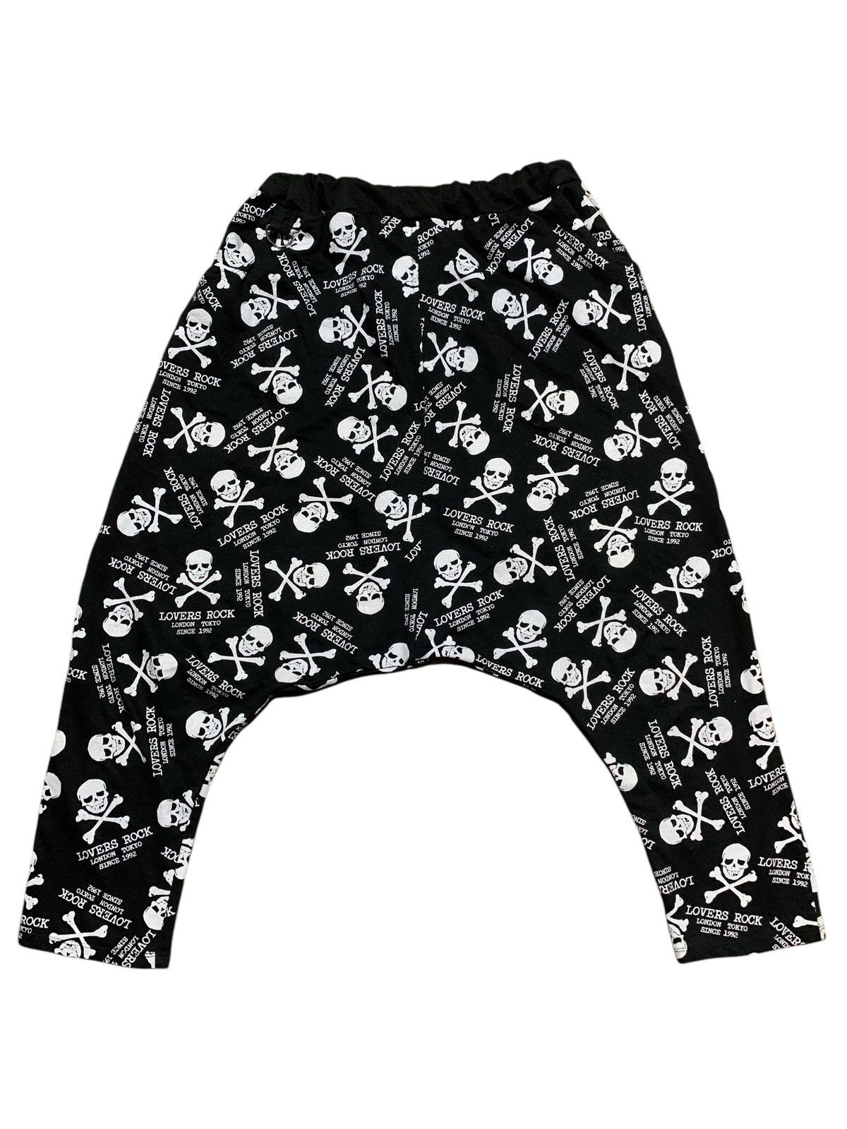 20471120 × Beauty Beast × KMRii 2000s SuperLovers - skull print longrise harem pants Size US 31 - 1 Thumbnail