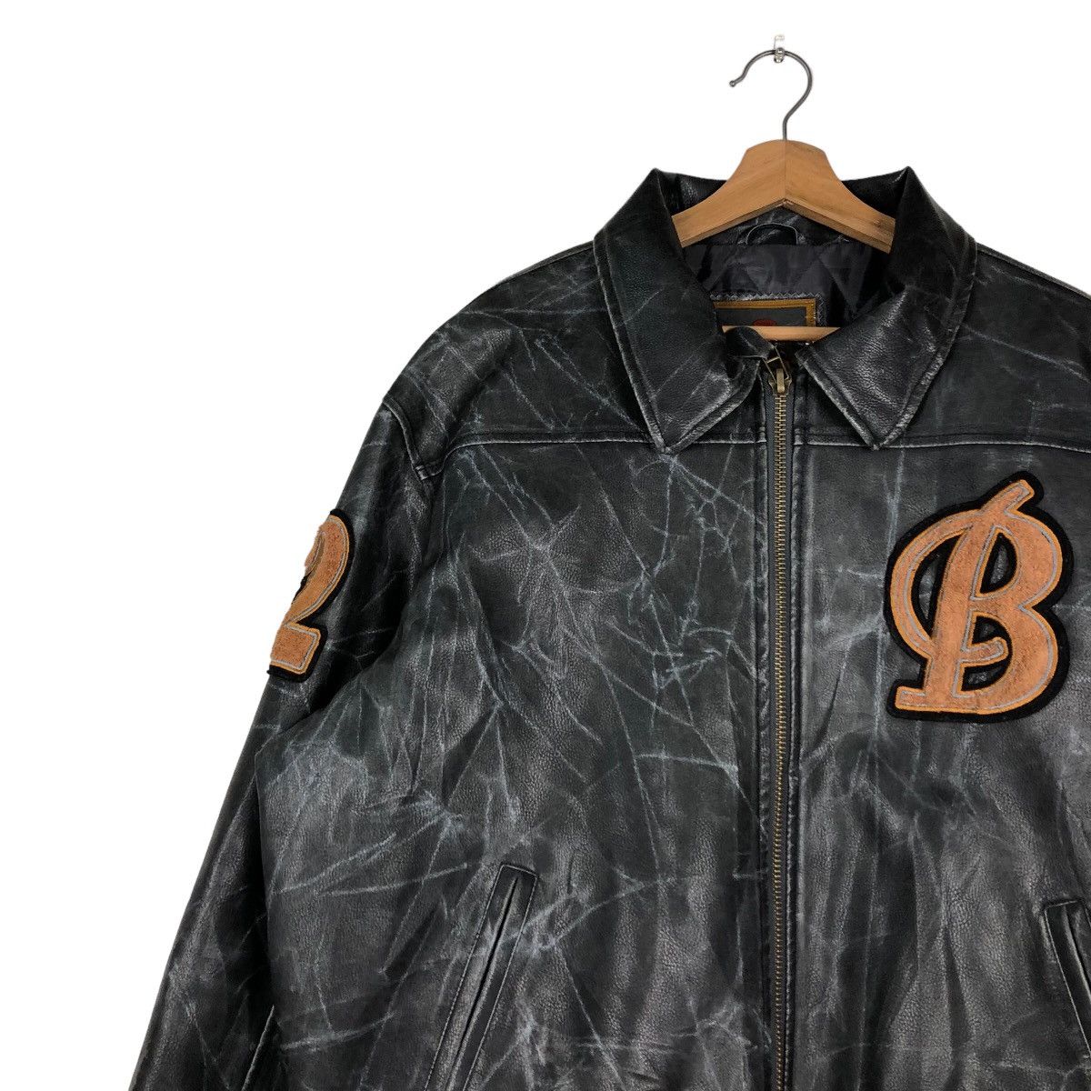 Japanese Brand 🔥Vintage Biker Leather Jacket Garam Japan Issey Miyake Size US XL / EU 56 / 4 - 7 Thumbnail