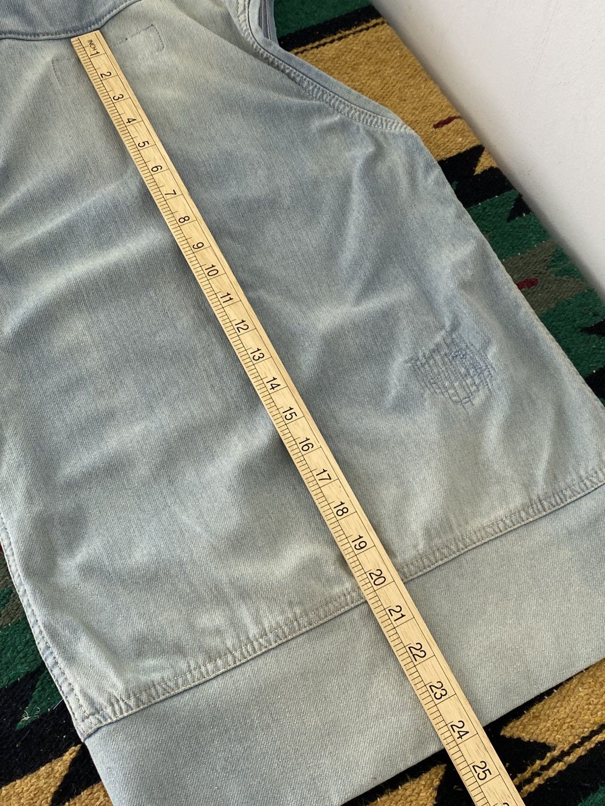 GOA Goa Bono 00s Y2K Washed Denim Vest Japan Size US S / EU 44-46 / 1 - 7 Thumbnail
