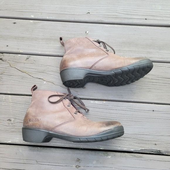 Other Bogs Kristina Lace Up Brown Leather Waterproof Distressed Hi Size US 9.5 / IT 39.5 - 3 Thumbnail