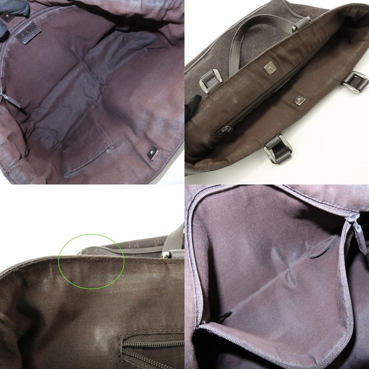Gucci Gucci Abbey GG Canvas Tote Brown Size ONE SIZE - 7 Thumbnail