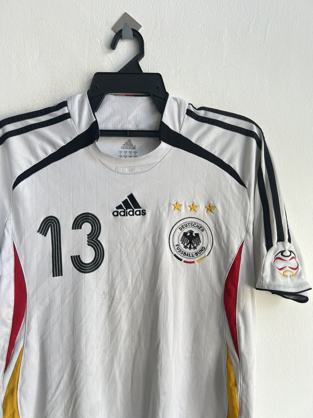 Adidas Original Vintage 2005-06 Adidas Germany Ballack Home Jersey Size US M / EU 48-50 / 2 - 3 Thumbnail