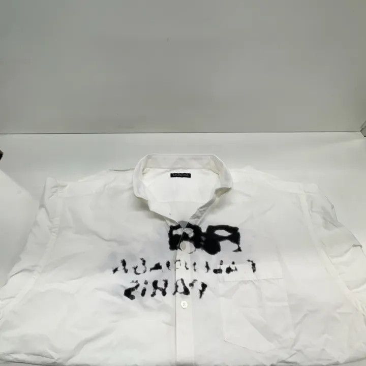 Balenciaga Balenciaga Balenciaga Long Sleeve White Shirt for Men -250 Size US M / EU 48-50 / 2 - 9 Thumbnail