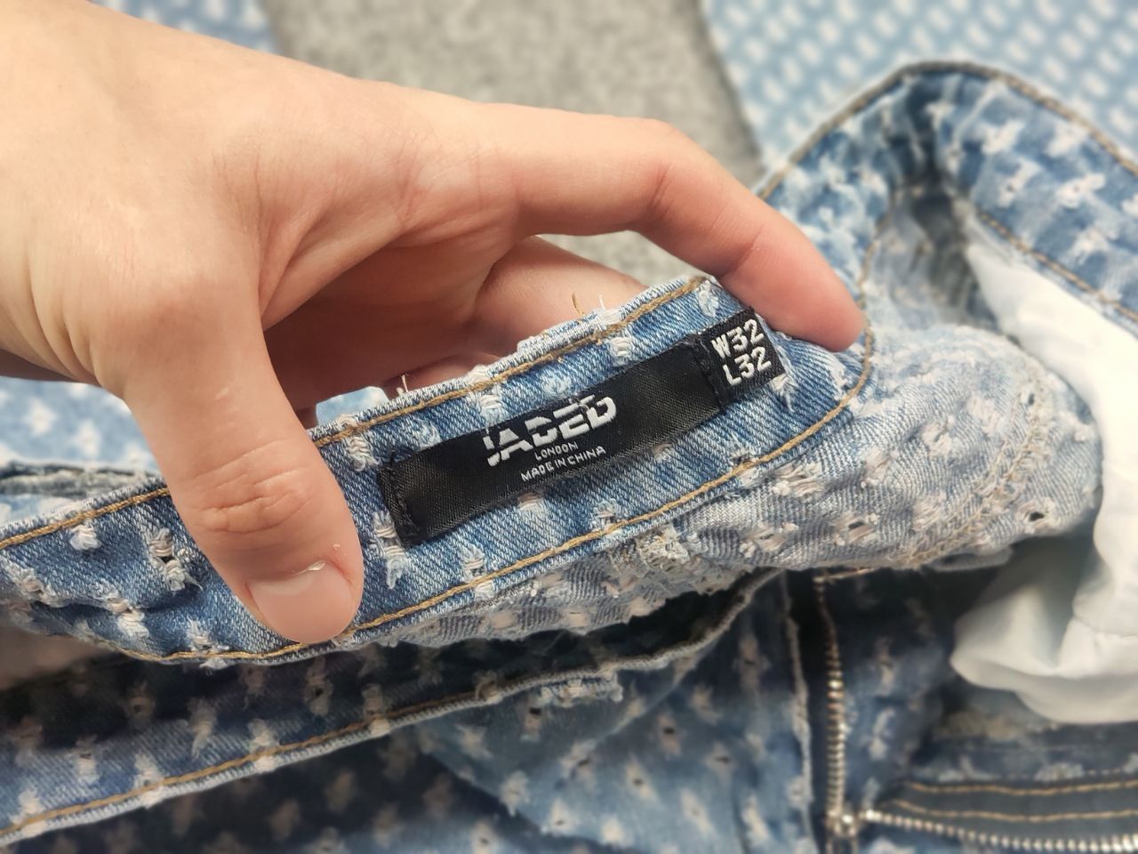 Jaded London Jaded London jeans loose-fitting Distressed Denim Japan Y2K Size US 32 / EU 48 - 11 Thumbnail
