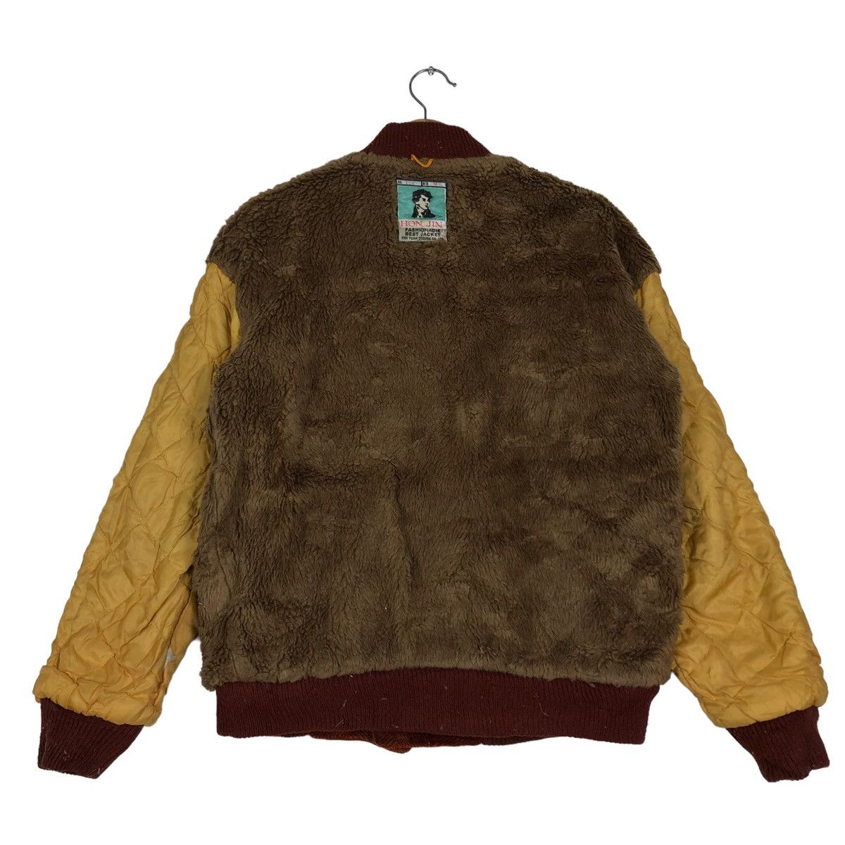 Toyo Enterprises 🔥80’s VTG BOMBER JACKET MINK FUR LINING HON JIN OPTI ZIPPER Size US M / EU 48-50 / 2 - 18 Thumbnail
