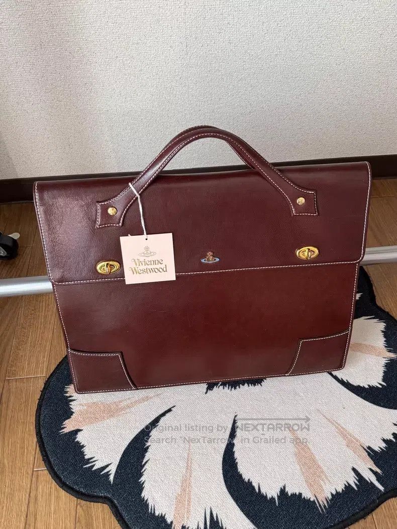Vivienne Westwood Vivienne Westwood size os 90s Ultra Rare Goat Leather Docum Size ONE SIZE - 1 Thumbnail