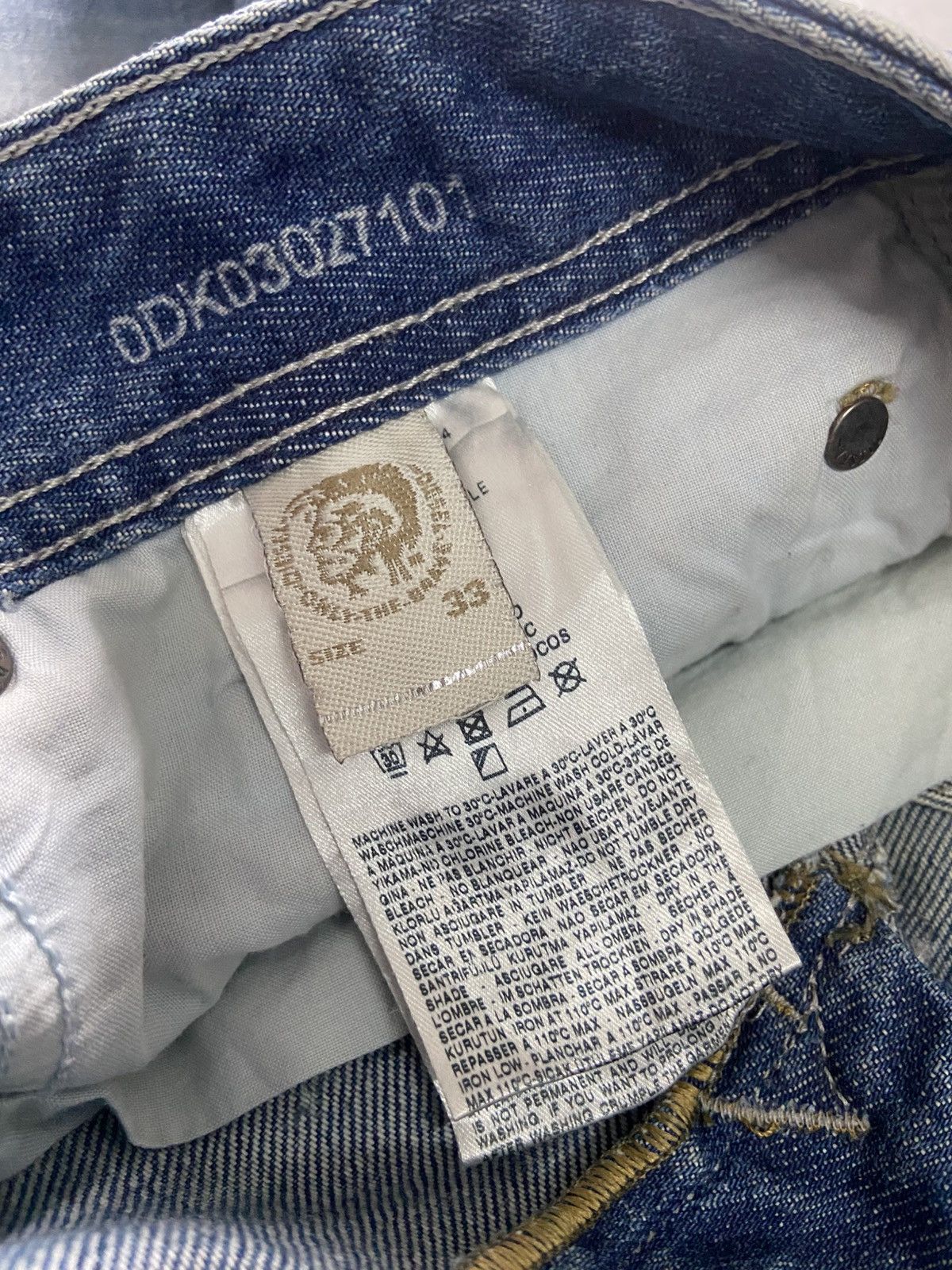 Diesel Diesel Straight-leg jeans Size US 33 - 7 Thumbnail