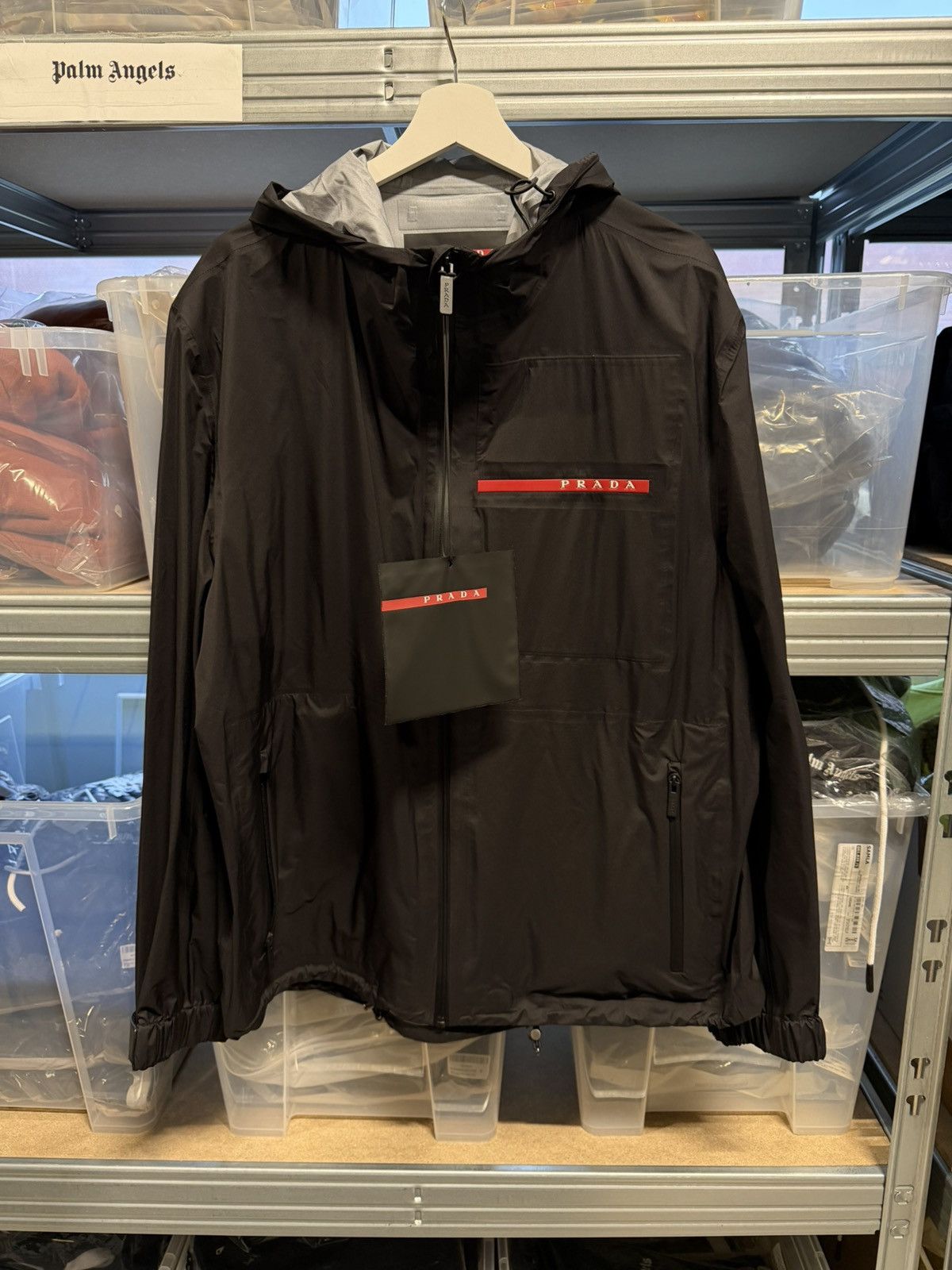 Givenchy Prada Linea Rossa Techincal windbreaker NEW 3000$ Size US XL / EU 56 / 4 - 1 Thumbnail