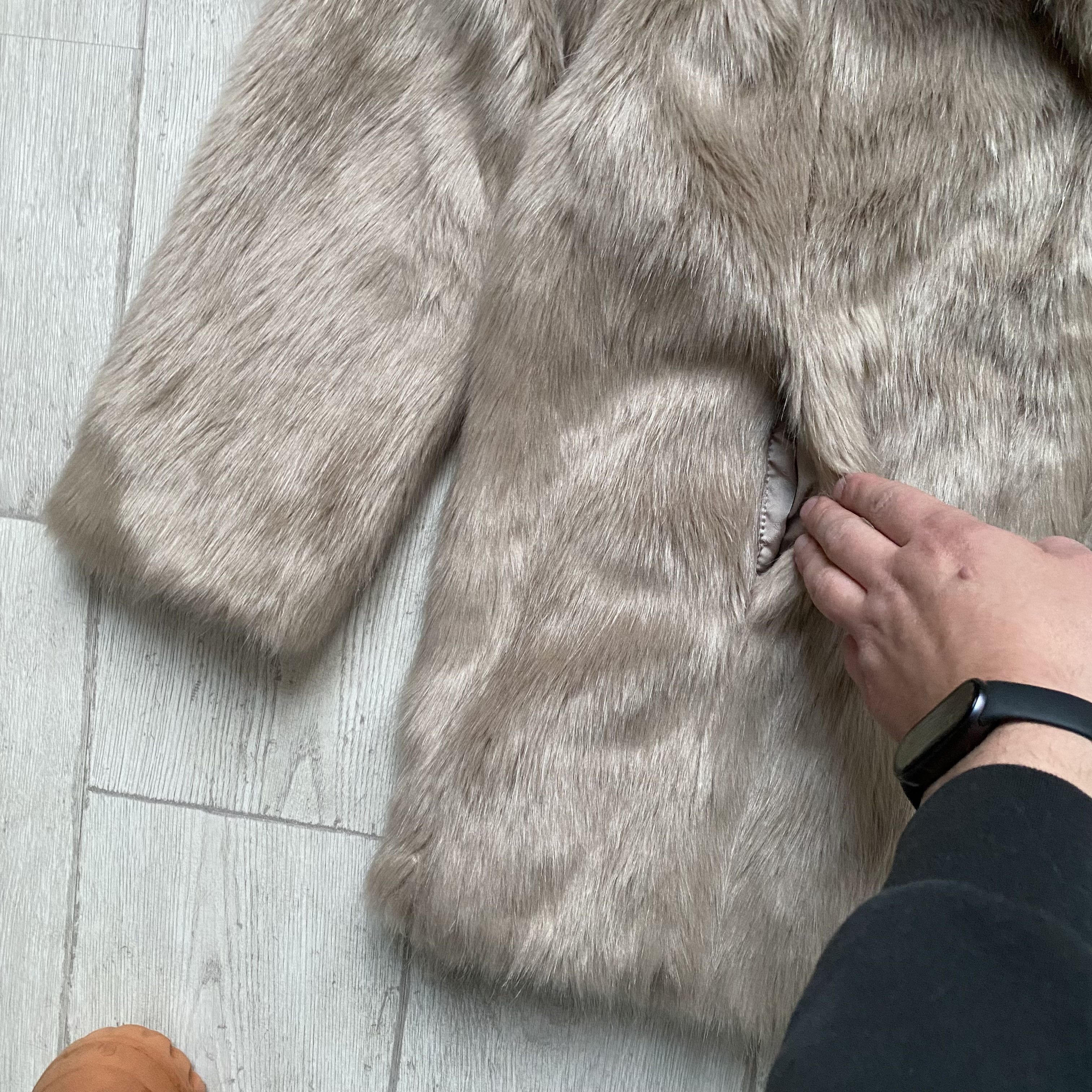 Hysteric Glamour Vintage 2000s Y2K Faux fur coat Japanese Avant-garde Size M / US 6-8 / IT 42-44 - 9 Thumbnail