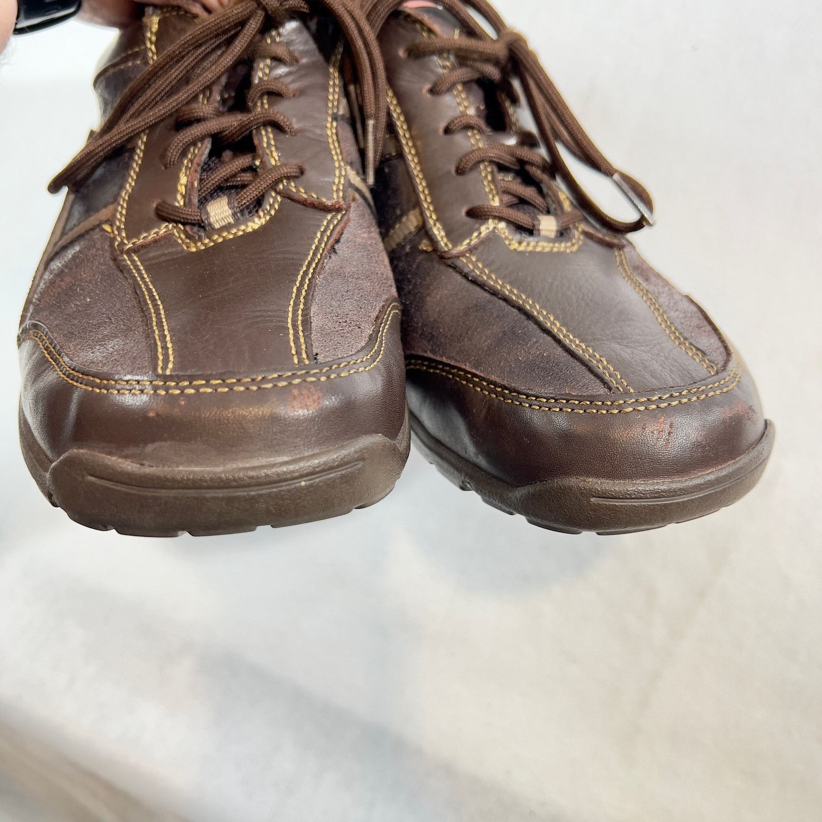 Rockport Leather Sneakers Rockport Men's 8 Brown Hiking Casual Size US 8 / EU 41 - 4 Thumbnail