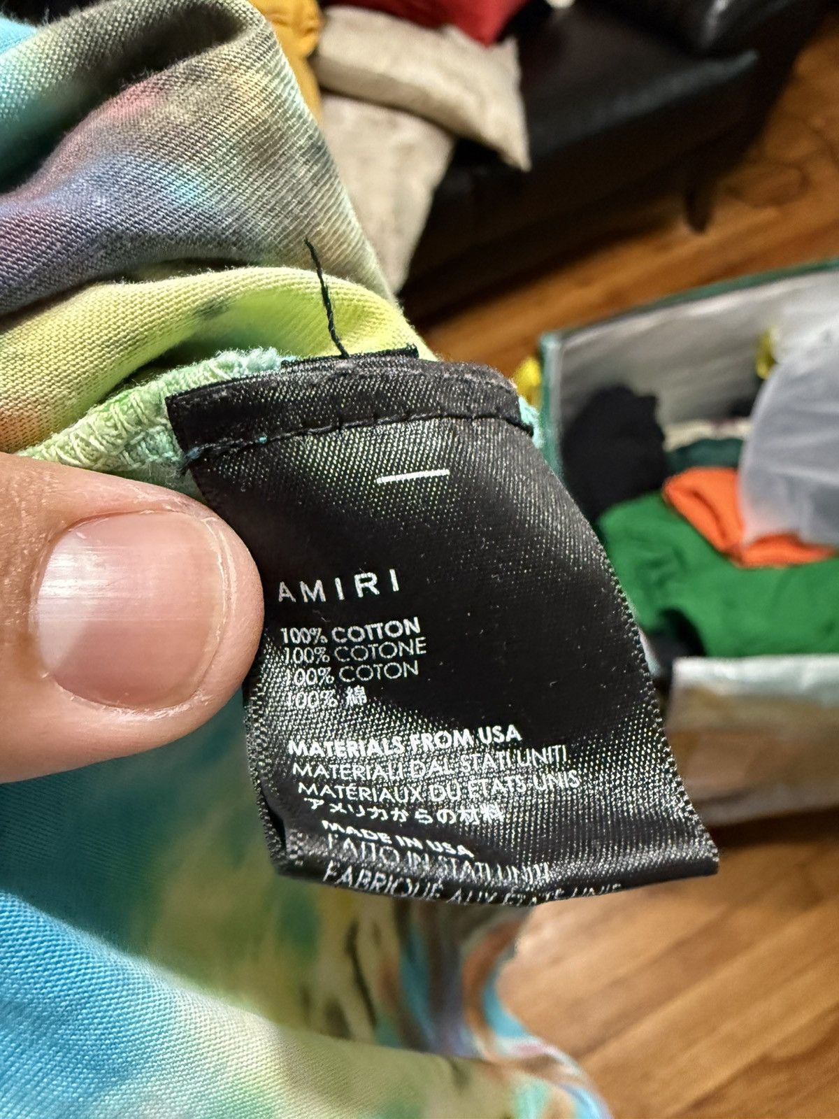 Amiri Amiri Rainbow Shirt Size XXL Size US XXL / EU 58 / 5 - 7 Thumbnail