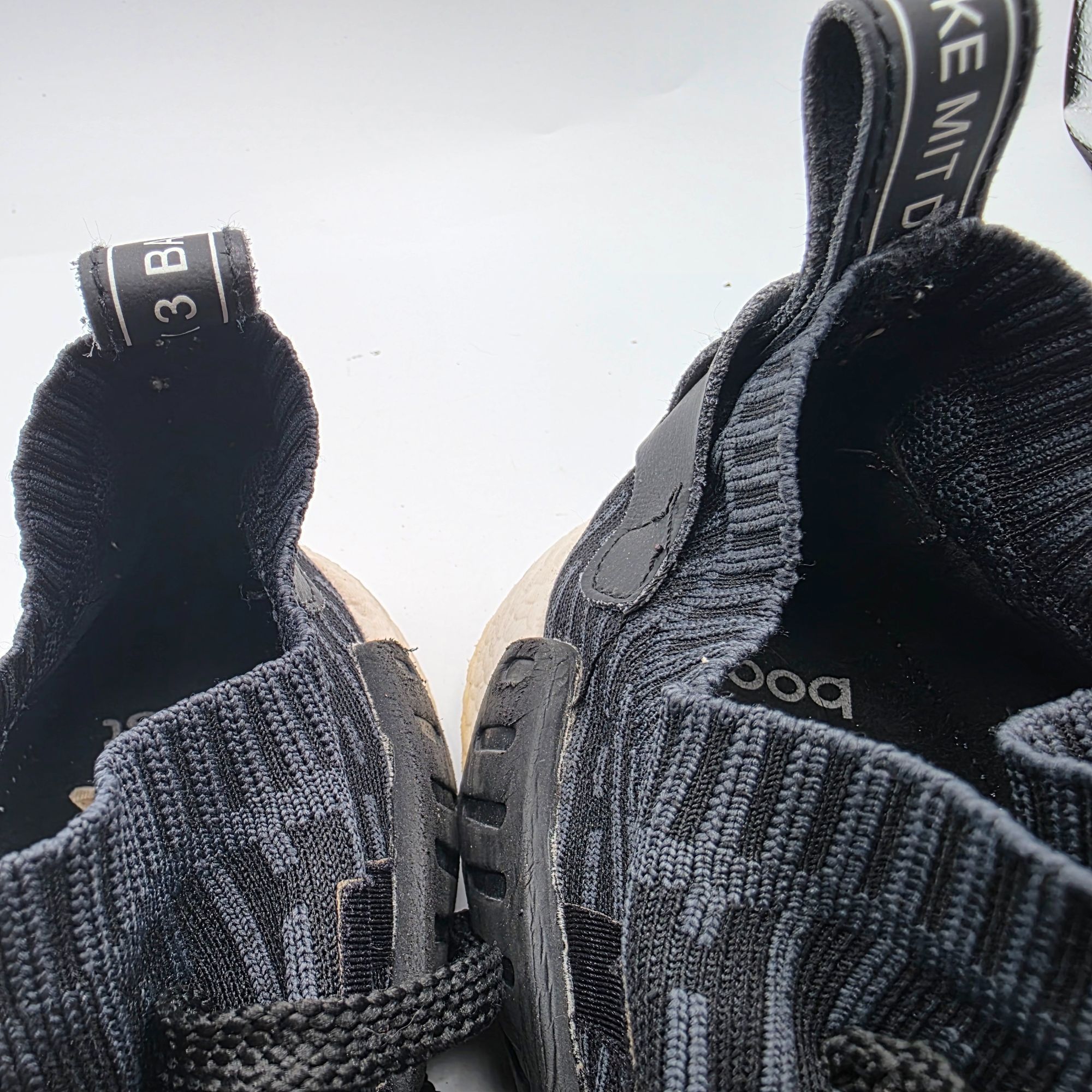 Adidas Adidas NMD_R2 PK Mens 11 Black Primeknit Running Shoes Sampl Size US 11 / EU 44 - 9 Thumbnail