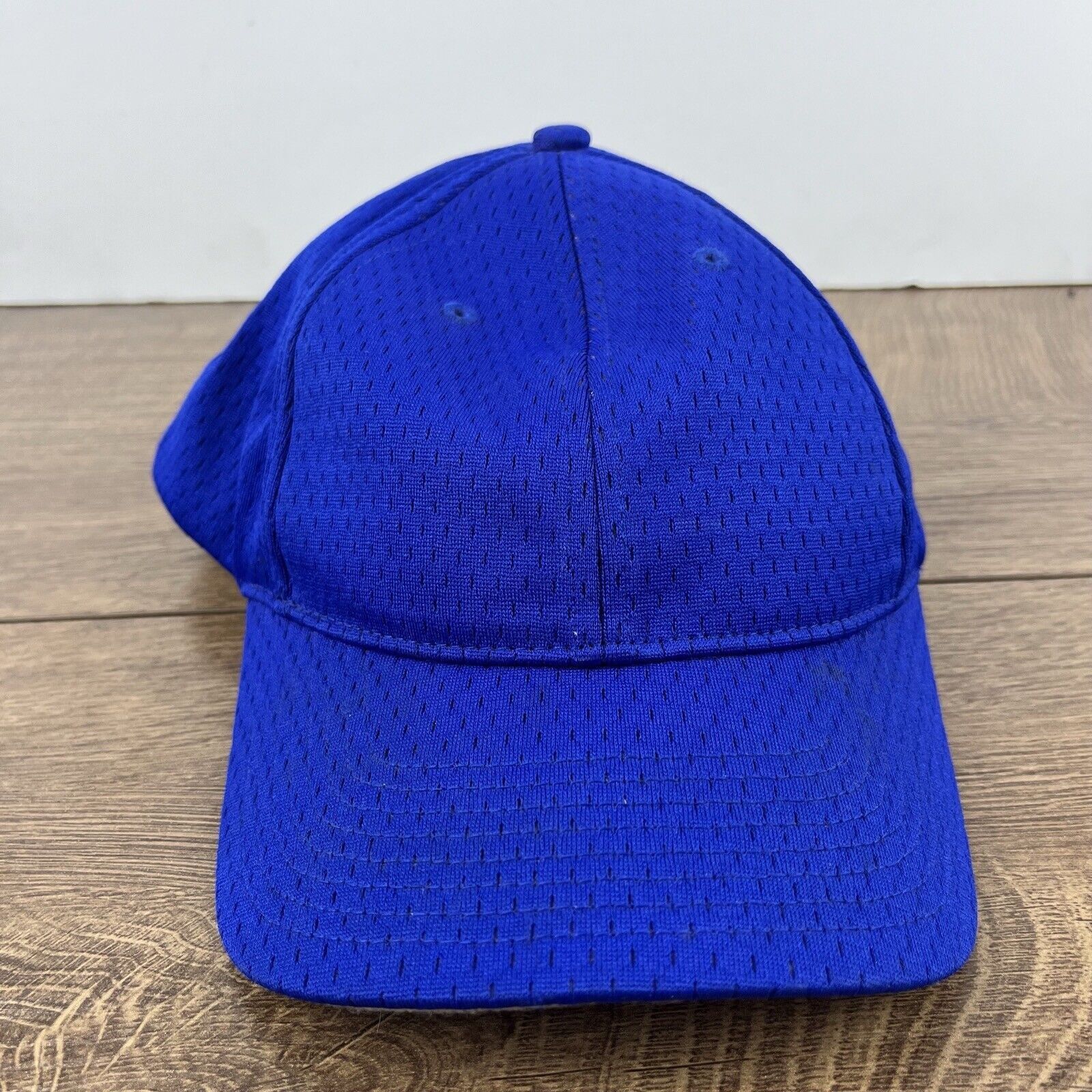 Other Plain Blue Hat Blue Adjustable Hat Blue Adult Size Baseball Size ONE SIZE - 3 Thumbnail