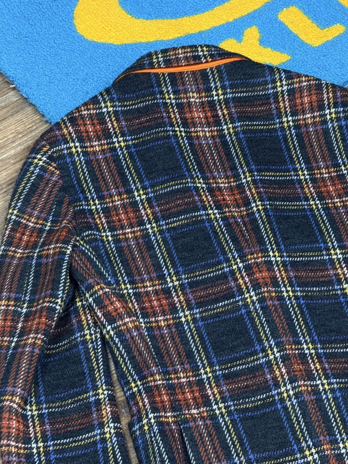 L.B.M. 1911 × Luigi Bianchi L.B.M 1911 Wool Checked Multicolour Two Piece Blazer Jacket Size 46R - 9 Thumbnail