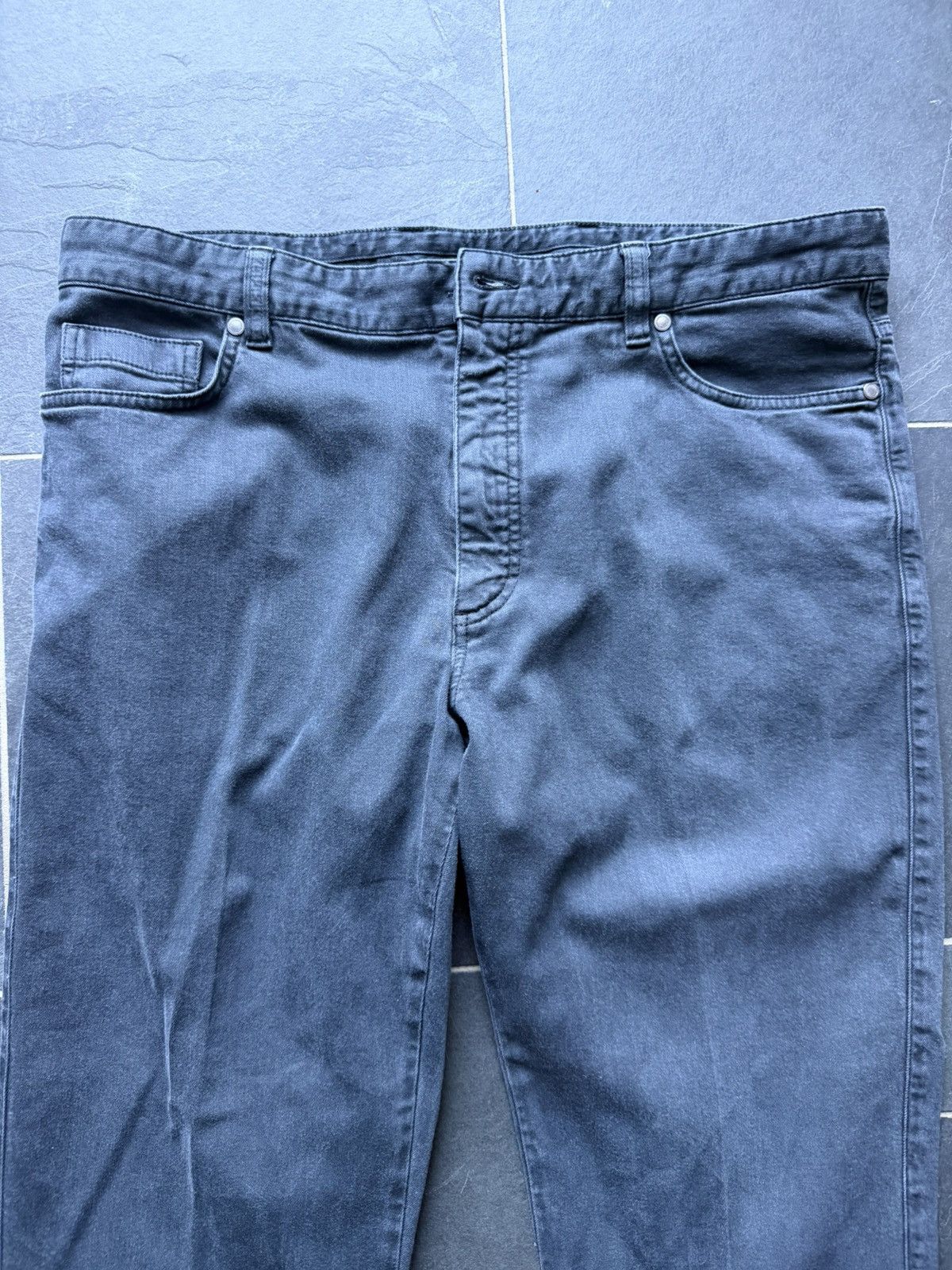 Ermenegildo Zegna Vintage Zegna Light Black Denim Trousers Size US 38 / EU 54 - 2 Thumbnail