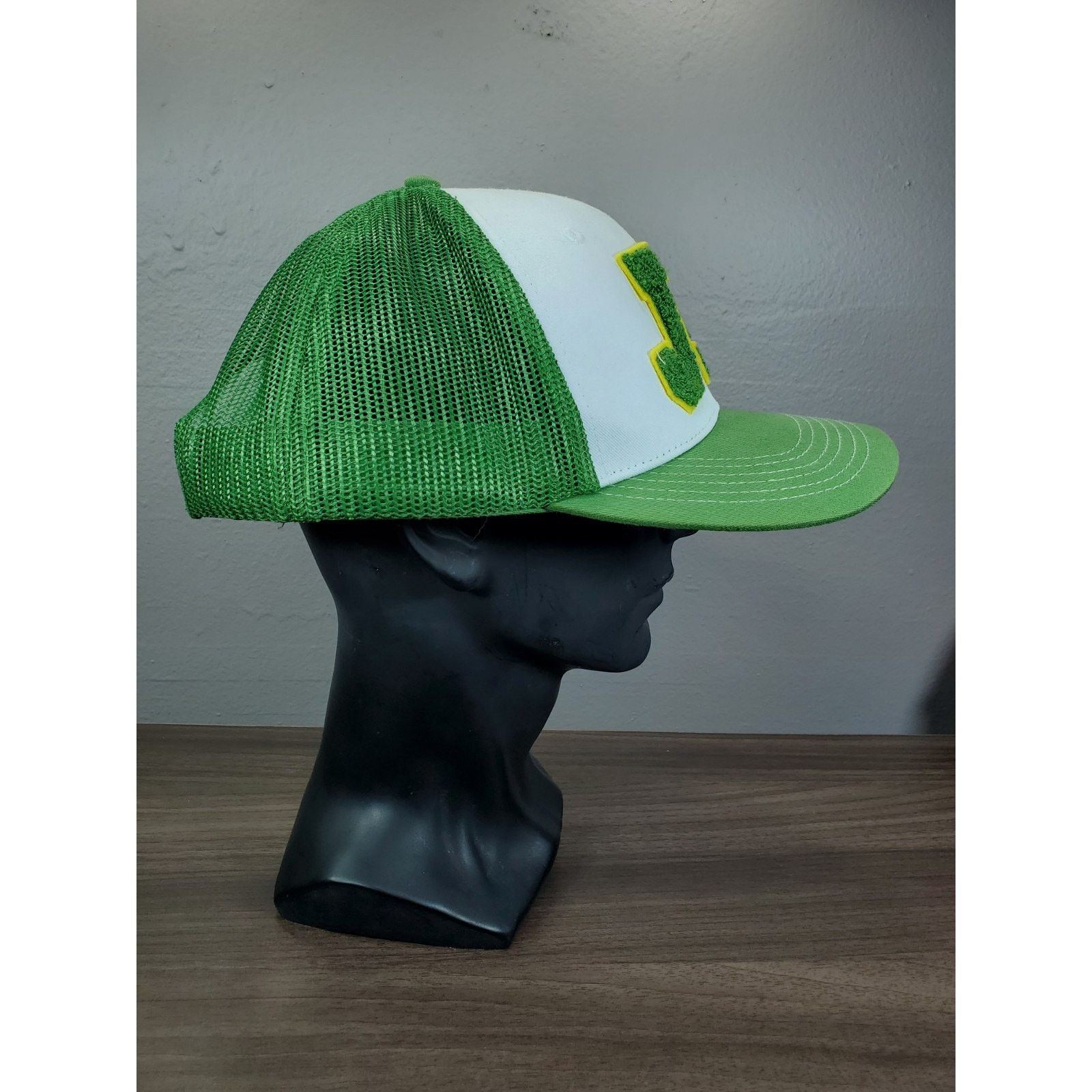 John Deere John Deere Hat Adjustable Snapback Cap Fuzzy Lawn Turf Logo Size ONE SIZE - 6 Thumbnail
