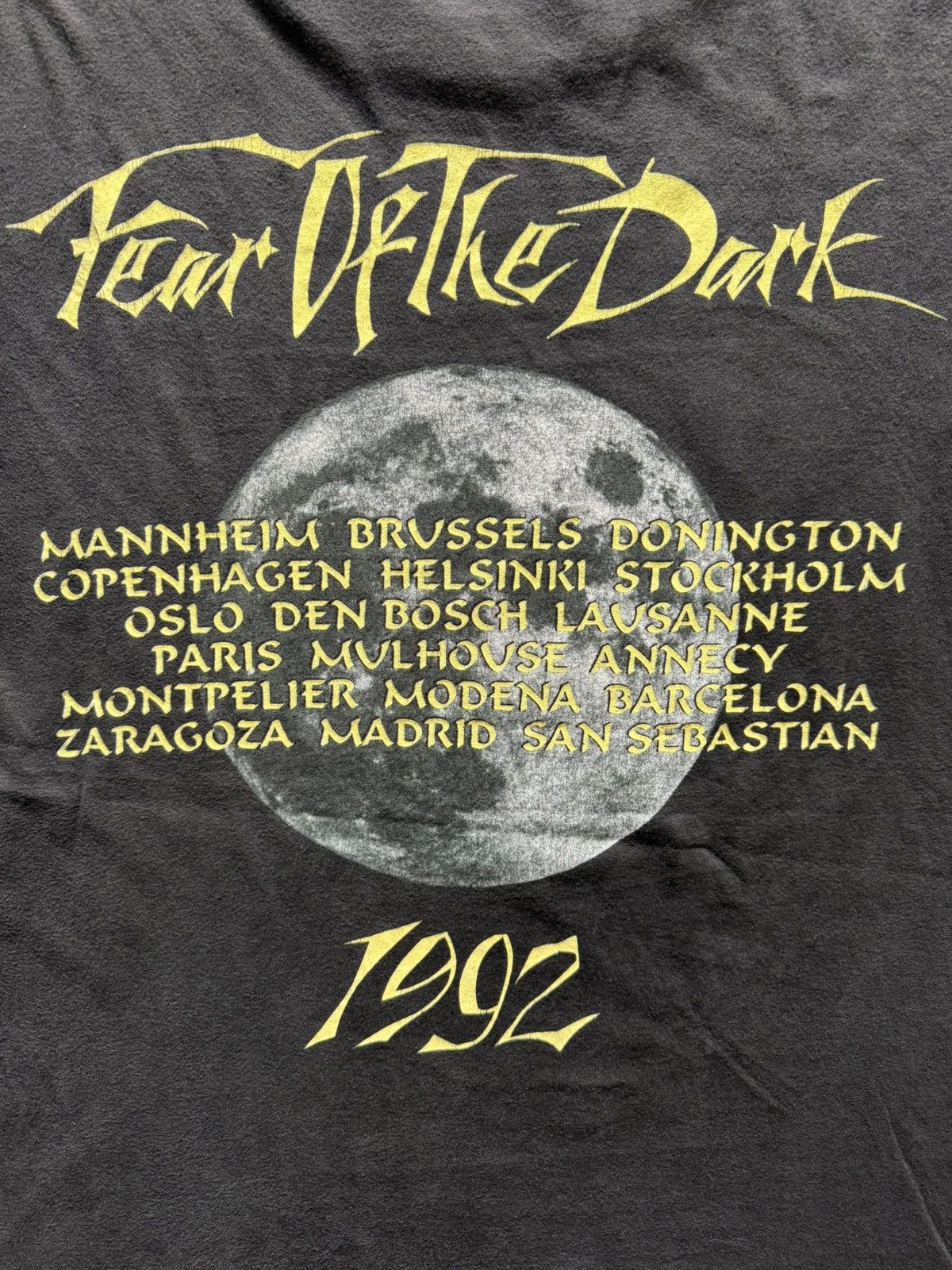 Band Tees × Iron Maiden × Vintage Vintage 1992 Iron Maiden Tour 1992 Size US XL / EU 56 / 4 - 6 Thumbnail