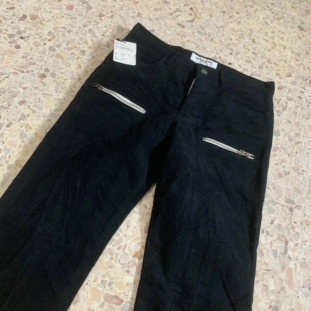 RUDE GALLERY SAMPLE 💥RG W28 L31 BONDAGE PUNK STYLE MULTI ZIPPER TROUSERS Size US 28 / EU 44 - 5 Thumbnail