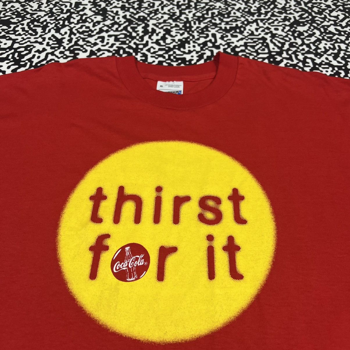 Coca Cola Vintage 90s COCA COLA COLE Single Stitch T-shirt Retro Style Size US XL / EU 56 / 4 - 7 Thumbnail