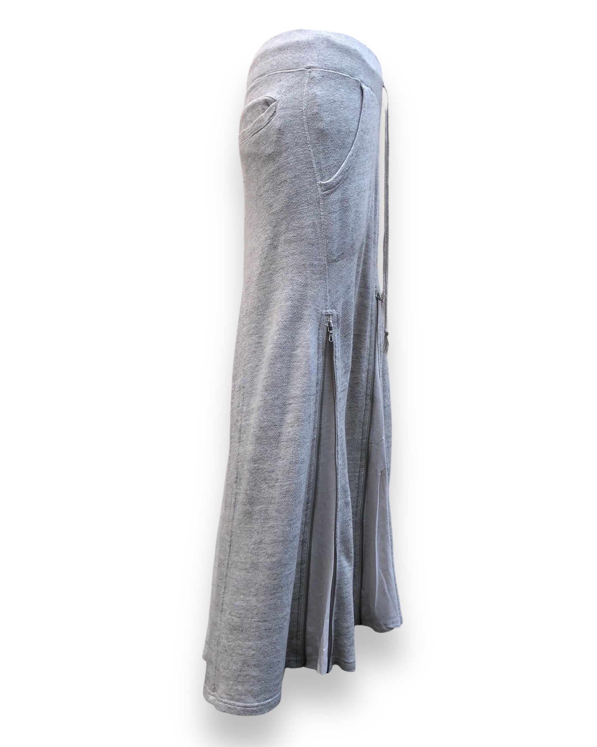 GOA G.O.A Sports Gray Parachute Maxi Sweatskirts Size 29" - 4 Thumbnail