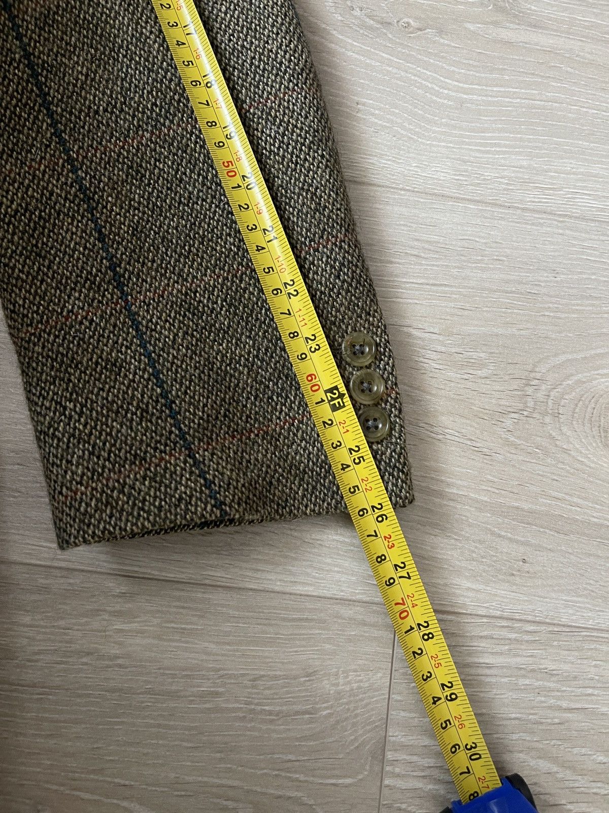 Vintage 🔥Vintage DAKS tweed blazer RARE sport coat classic jacket Size 42R - 19 Thumbnail