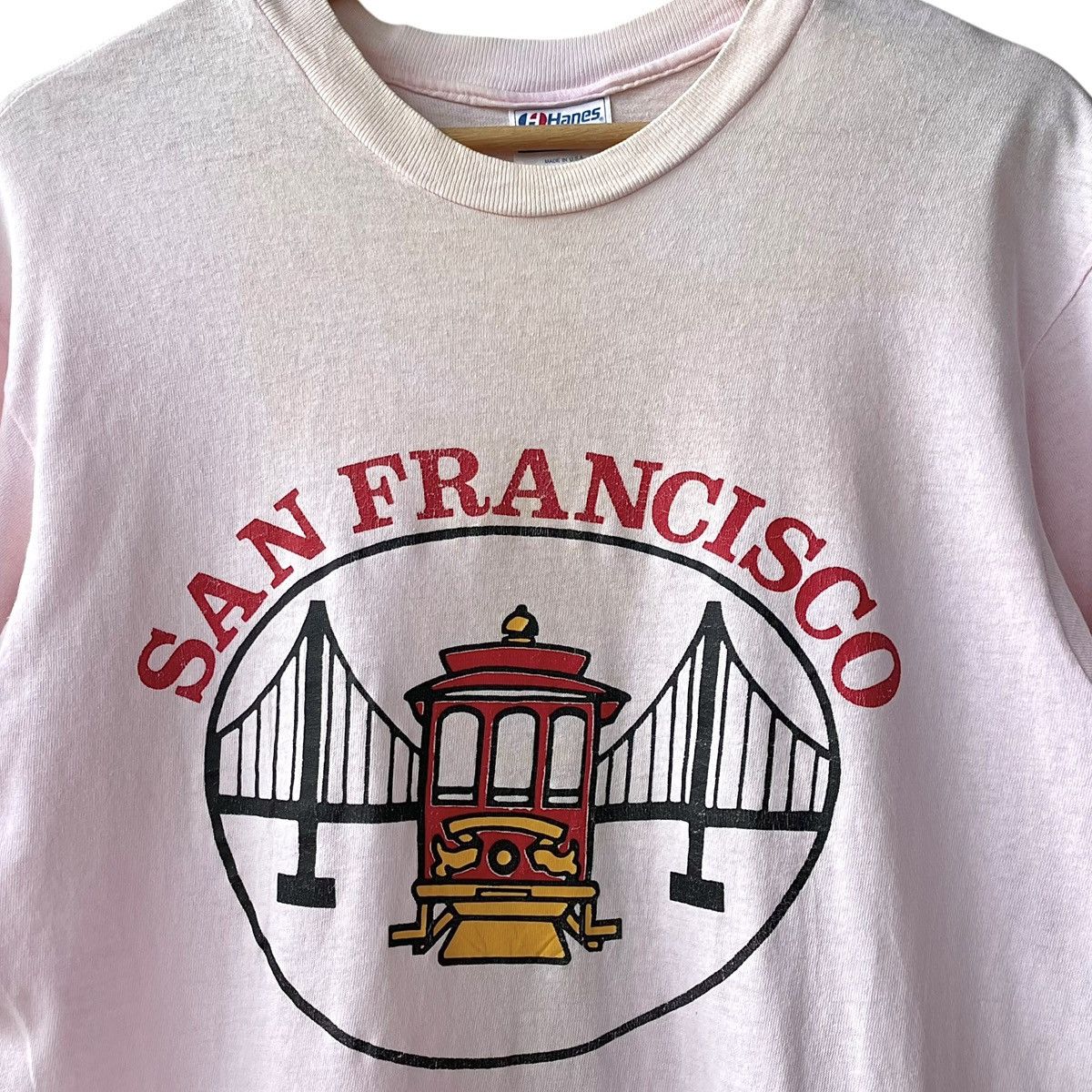 Vintage San Francisco SF Trams Hanes Vintage 80s/90s Tee Size US L / EU 52-54 / 3 - 3 Thumbnail