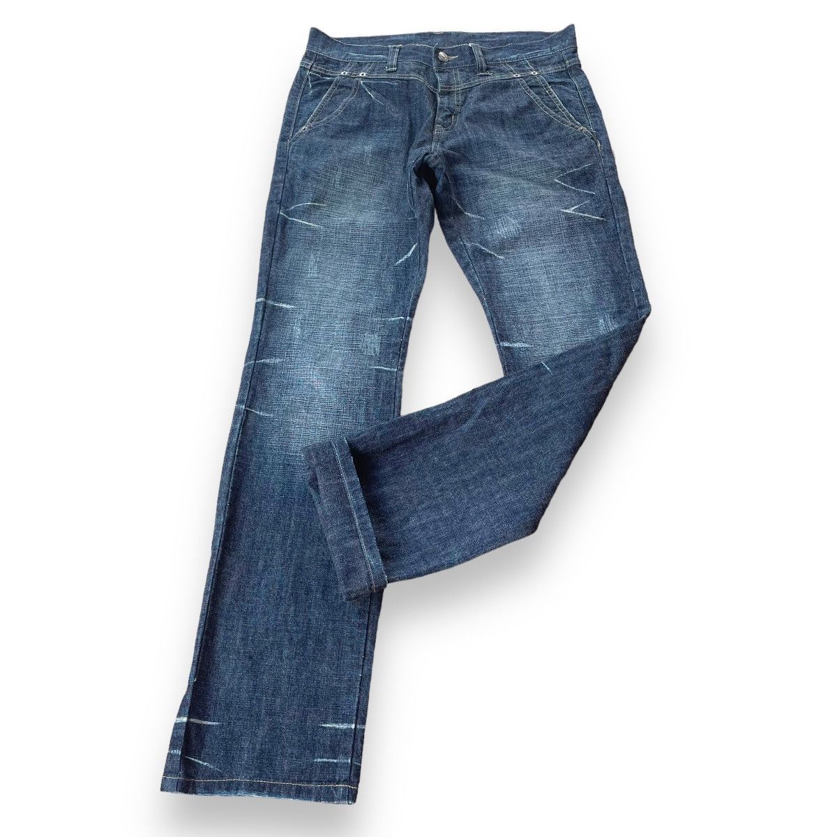 If Six Was Nine × Le Grande Bleu (L.G.B.) × PPFM 🇯🇵 PPFM DOUBLE POCKET STONE WASHED DENIM PANTS Size US 32 / EU 48 - 9 Thumbnail