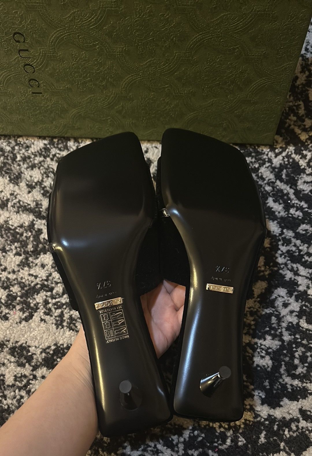 Gucci GUCCI Women's GG slide Sandal size 37.5 Size US 7.5 / IT 37.5 - 3 Thumbnail