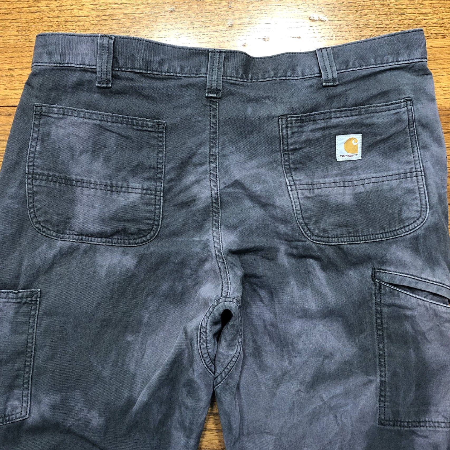 Carhartt Carhartt Pants Carpenter Relaxed 5-Pocket Canvas Tie Dye Gray 38x30 Mens Size US 38 / EU 54 - 3 Thumbnail