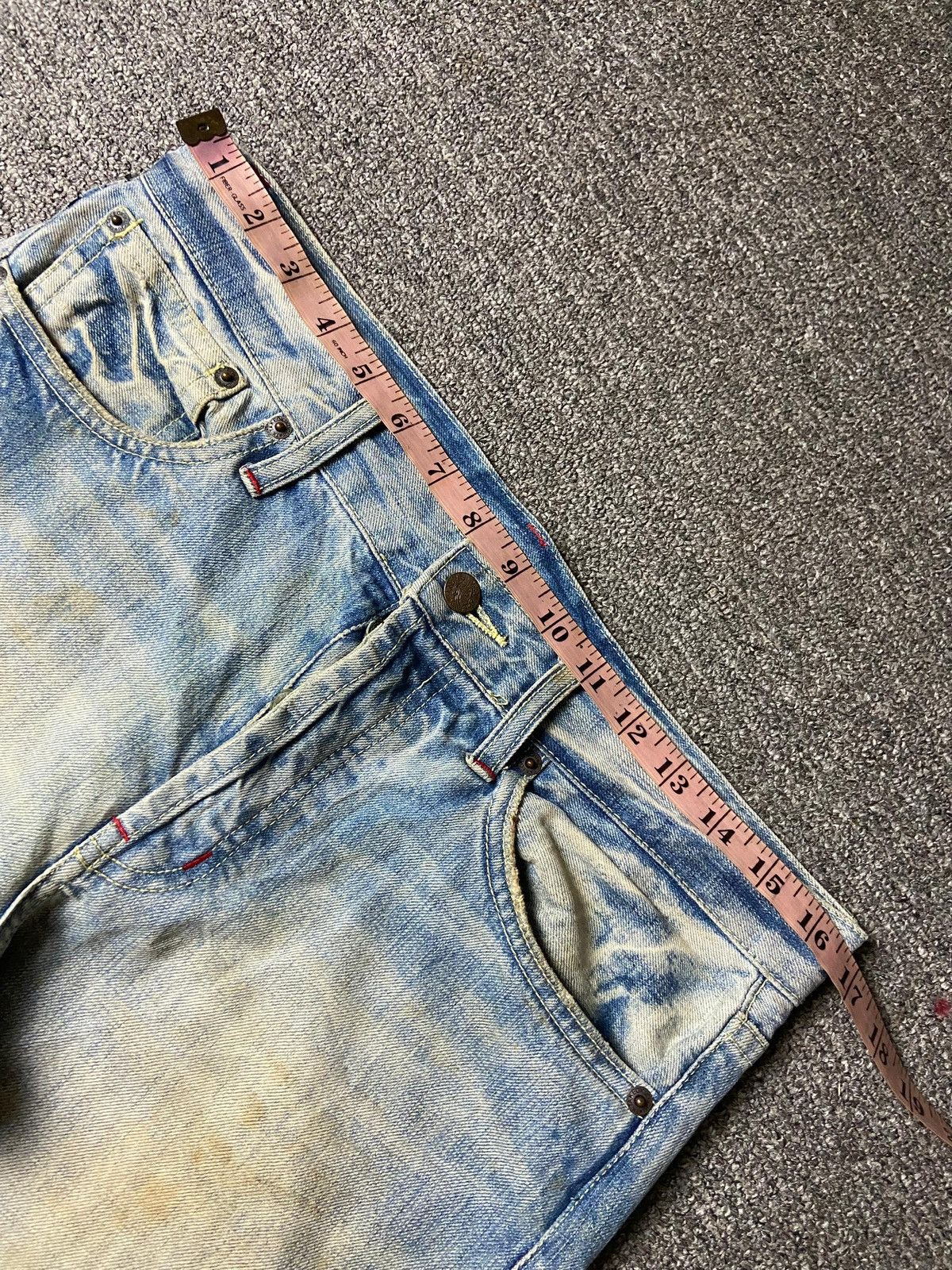 Takeo Kikuchi Takeo Kikuchi Denim Jeans with Floral Embroidery (164) Size US 33 - 3 Thumbnail