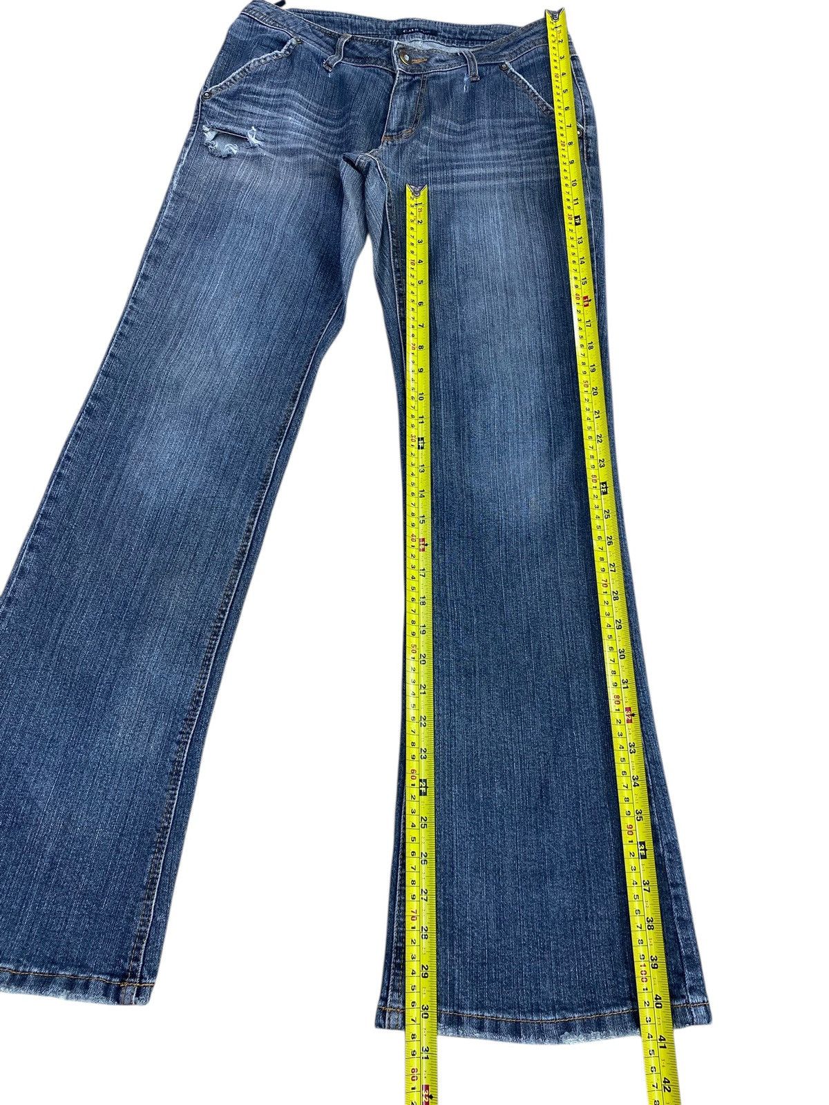 Japanese Brand Japanese Brand Blue Wash Style Flare Jeans Size US 30 / EU 46 - 8 Thumbnail