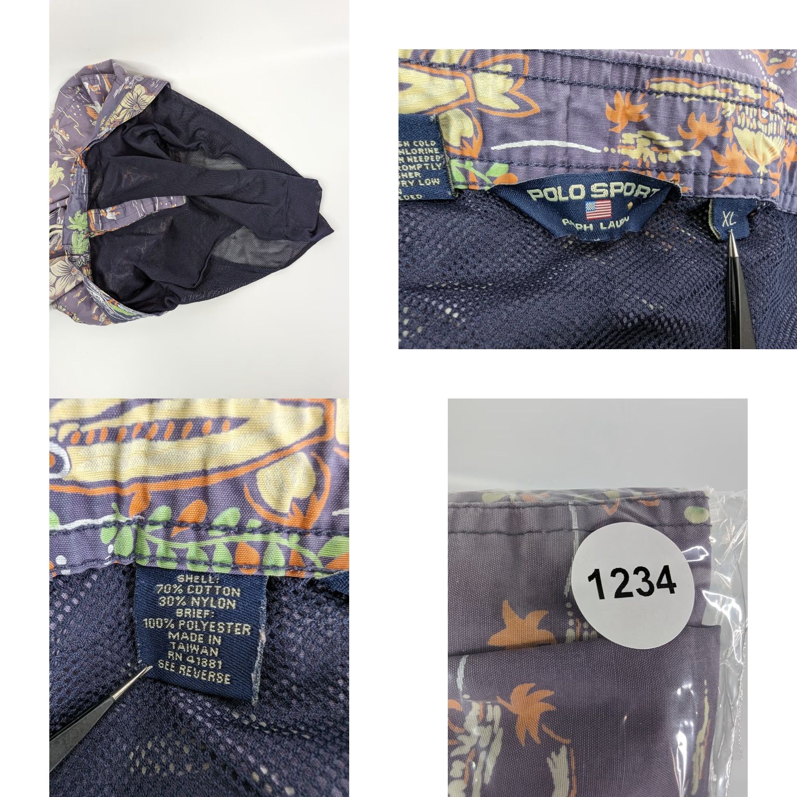Polo Ralph Lauren Polo Ralph Lauren Swim Shorts XL Multicolor Floral Hawaiian Lined Built-In Brief Pockets Mens Size US XL / EU 56 / 4 - 8 Thumbnail