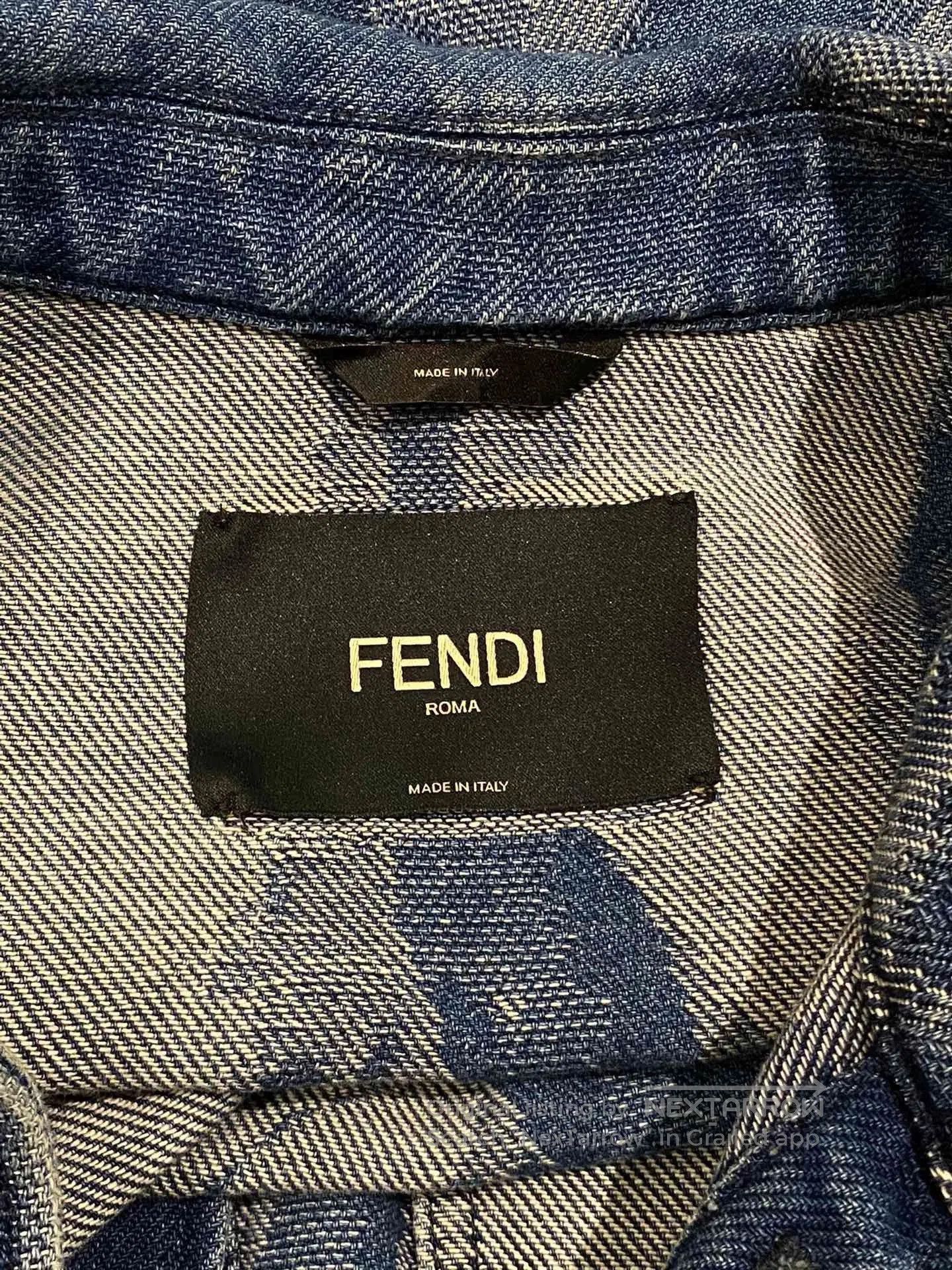 Fendi Fendi Blue Denim Suit. Size US 30 / EU 46 - 8 Thumbnail