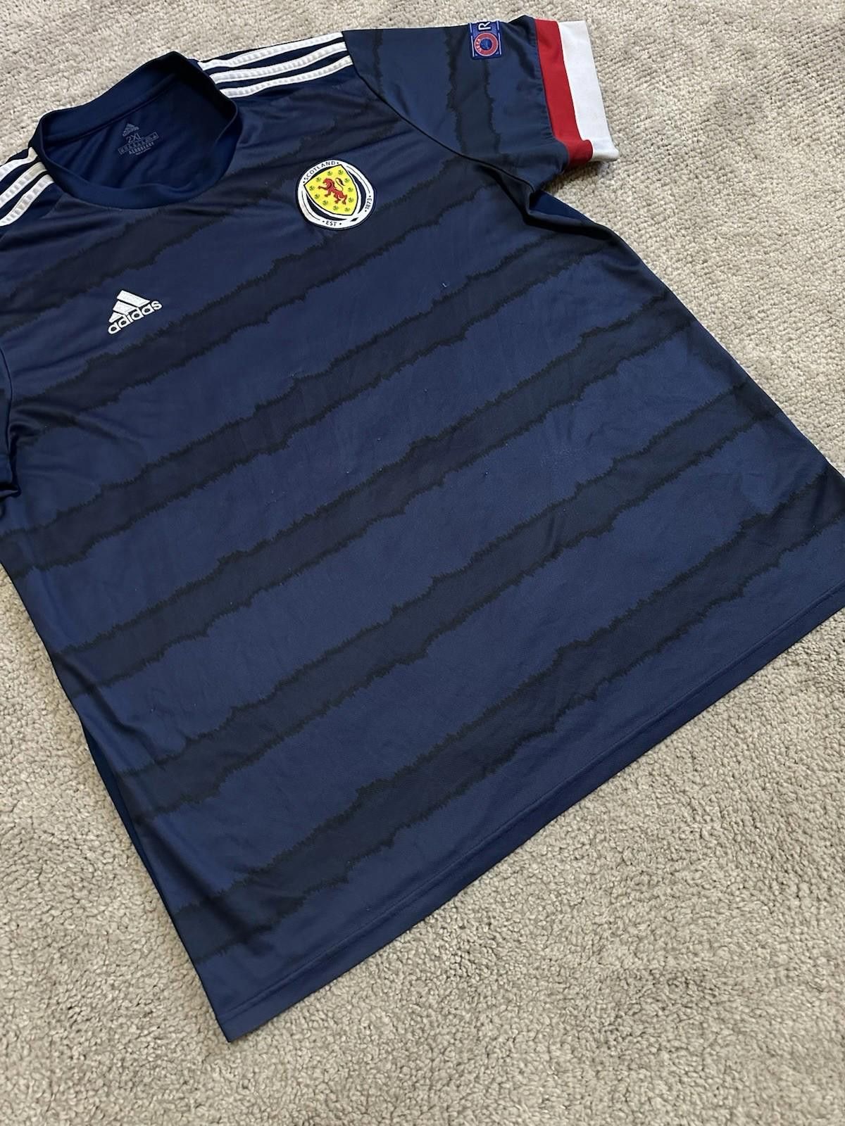 Adidas Scotland Football Team 2020/22 Euro Home Jersey Shirt Adidas Size US XXL / EU 58 / 5 - 2 Thumbnail
