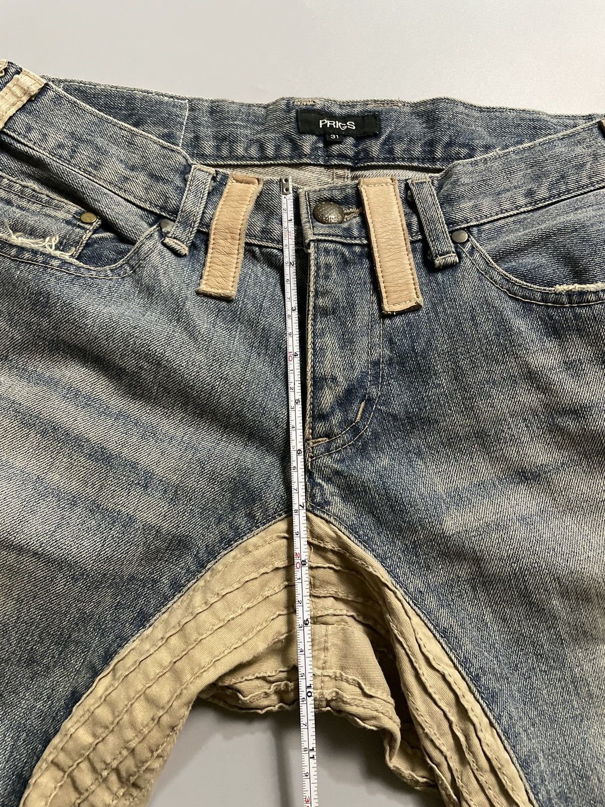 Japanese Brand Prigs Hybrid Panelled Denim Size US 32 / EU 48 - 21 Thumbnail