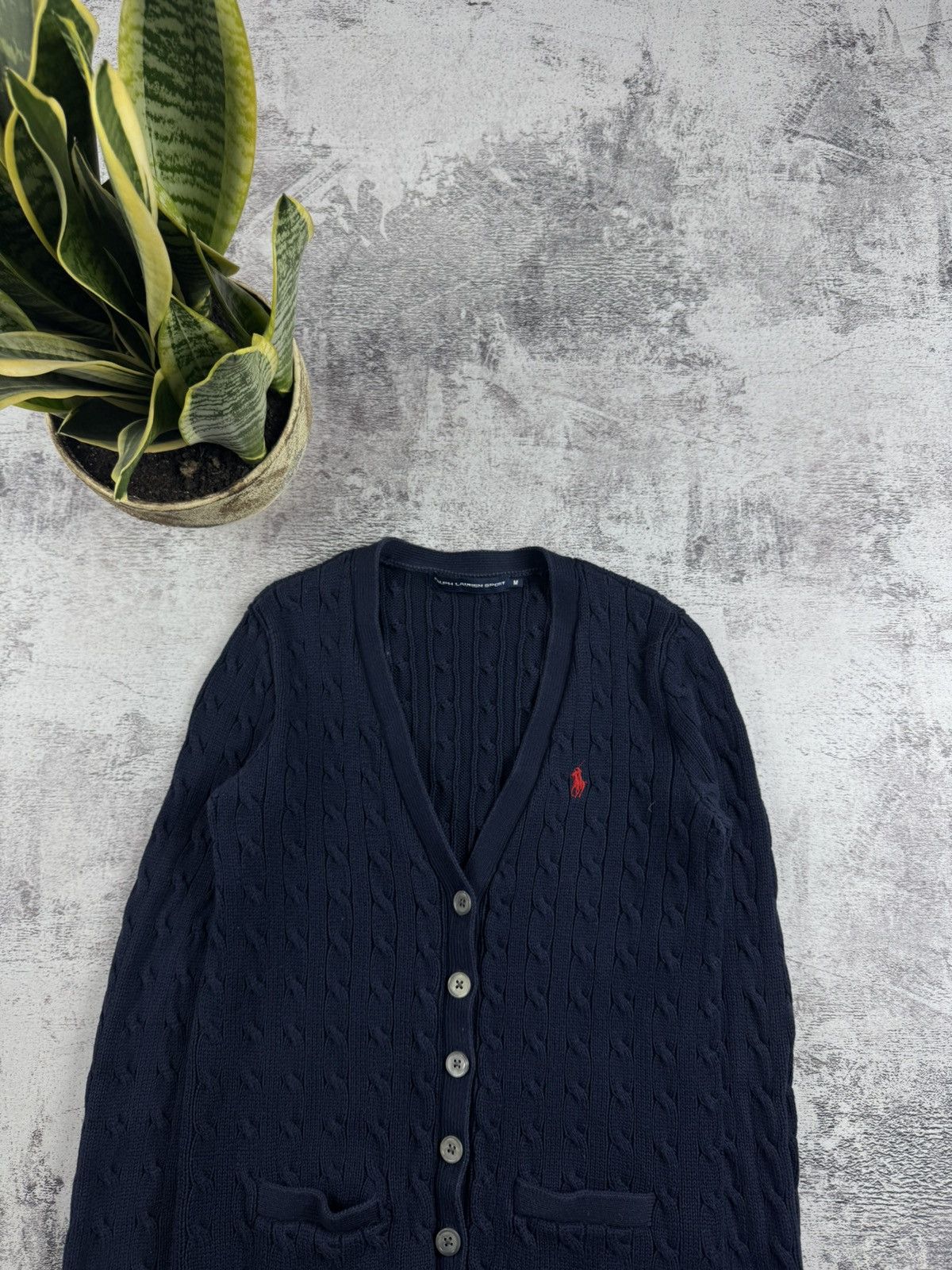 Ralph Lauren Sport Ralph Lauren Sport Women Cable Knited Sweater Button Cardigan Size M / US 6-8 / IT 42-44 - 5 Thumbnail