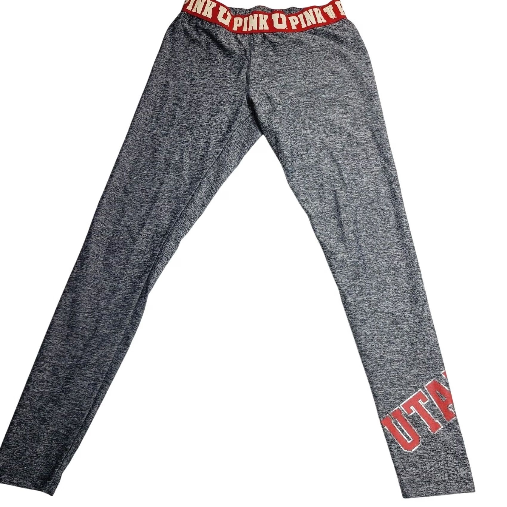 Victoria's Secret Victoria'S Secret Womens Athletics Utah Yoga Track Pants Small Gray Compression Size 28" / US 6 / IT 42 - 2 Thumbnail