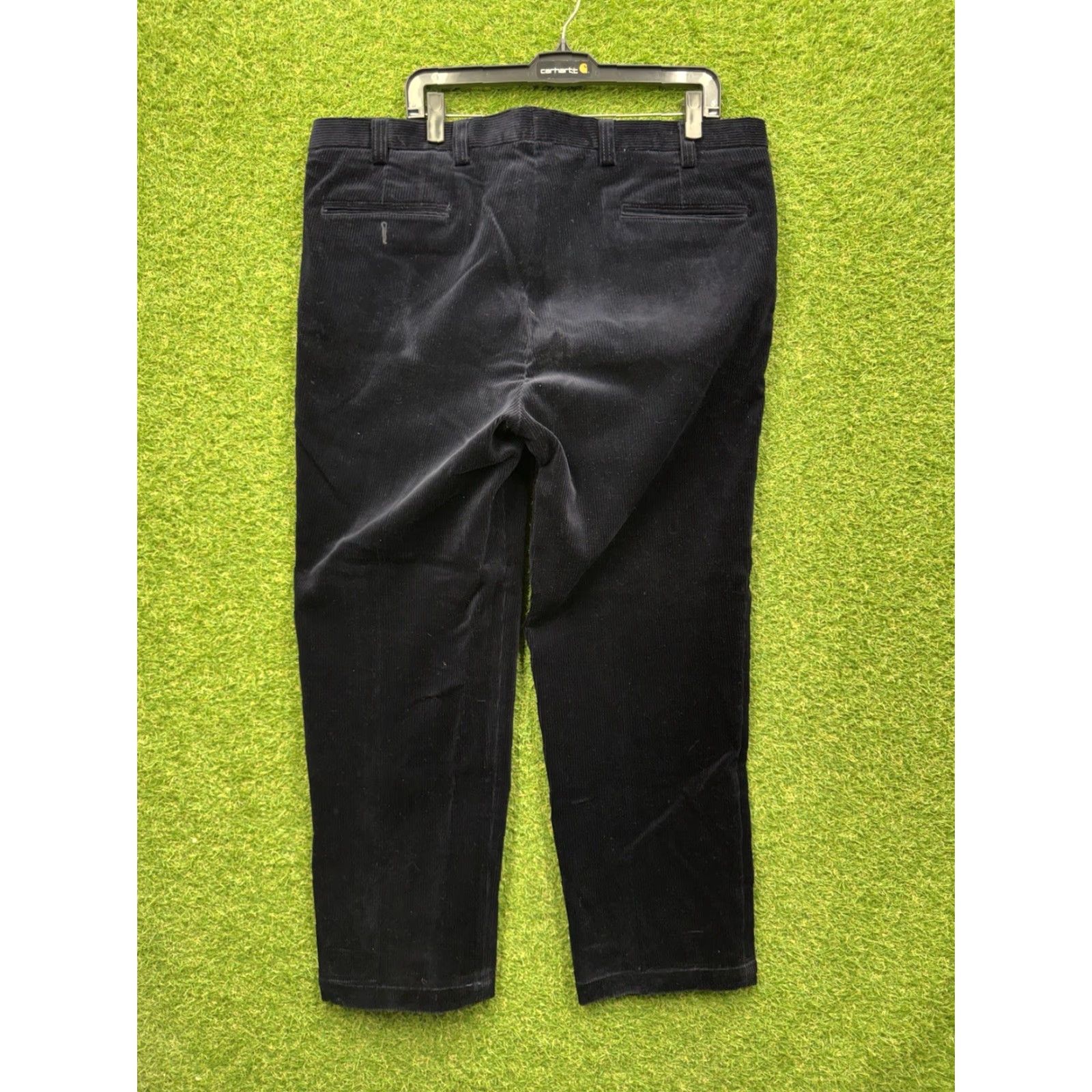 Orvis Orvis Pants Mens 38 Black Corduroy Straight Leg Brisbane Moss Classic Fit Gorp Size US 38 / EU 54 - 2 Thumbnail