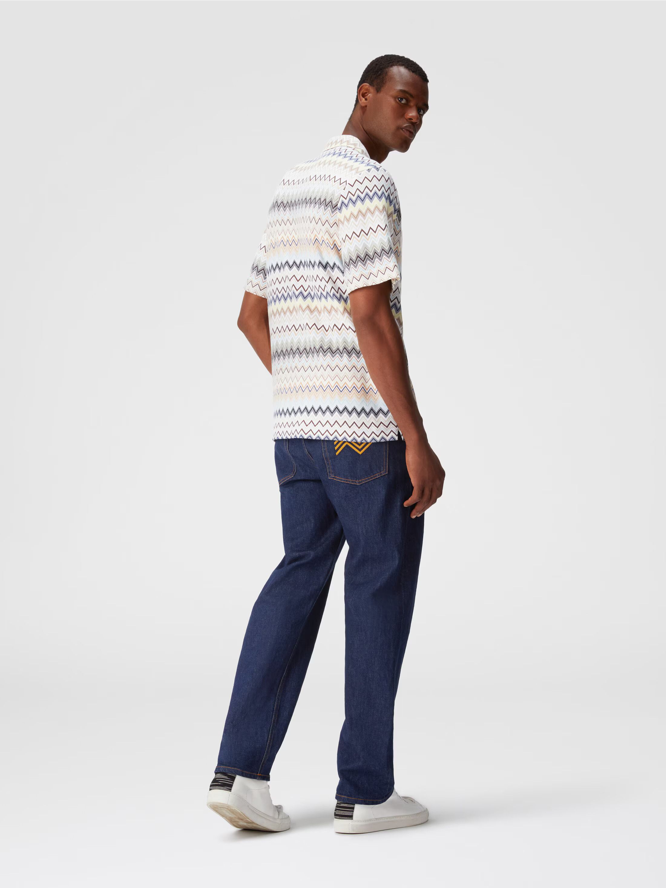 Missoni o1mle0925 Short Sleeve Shirt in Multicolor Size US M / EU 48-50 / 2 - 2 Thumbnail