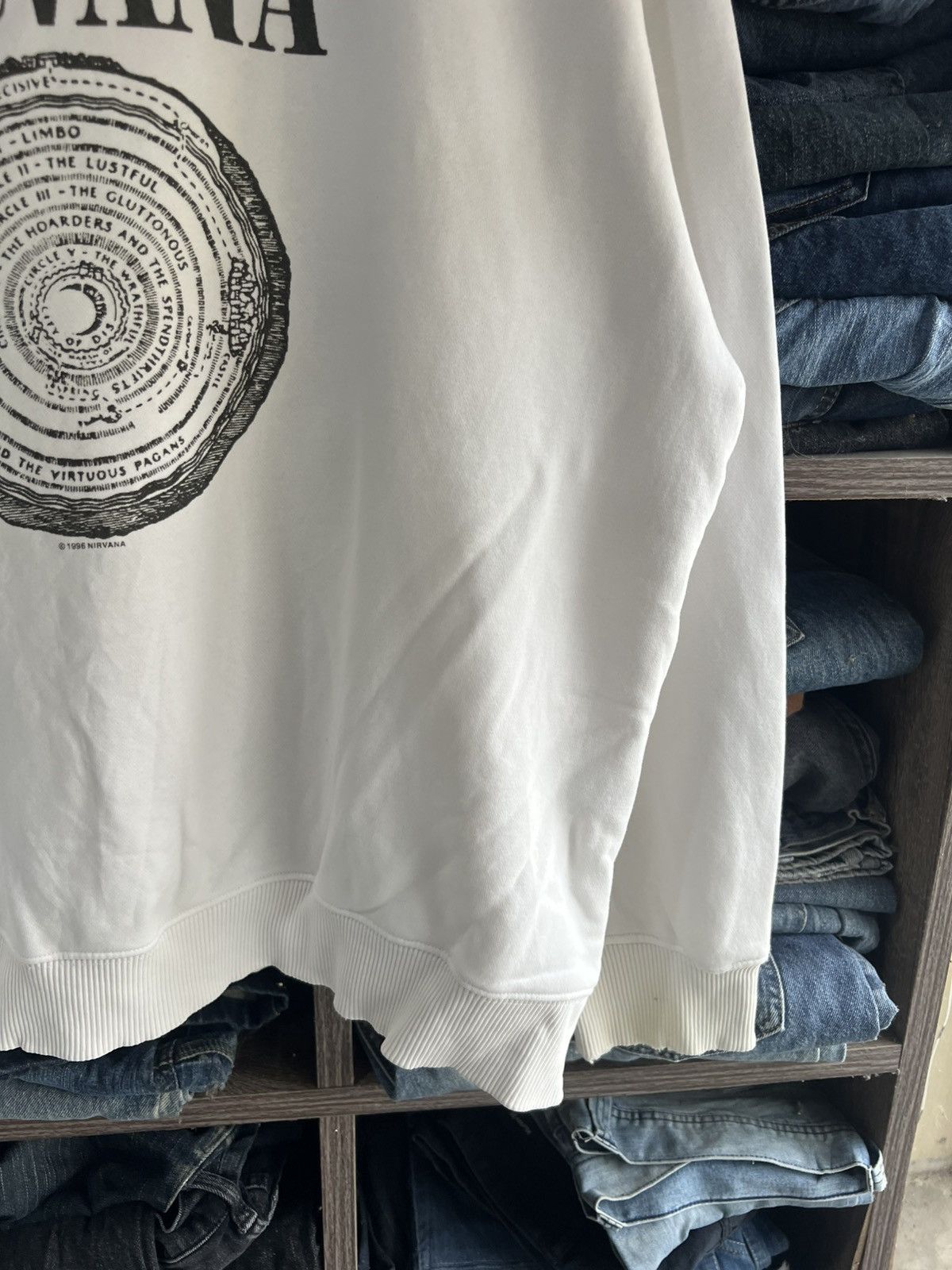 GU 🔥2017 Gu x Nirvana Crewneck Sweatshirt Size US XXL / EU 58 / 5 - 8 Thumbnail