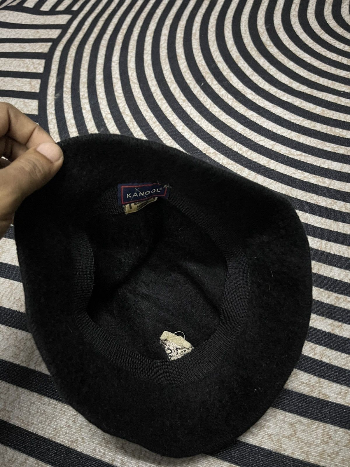 Kangol 90s KANGOL EMBROIDERED LOGO WOOL BUCKET HAT Size ONE SIZE - 4 Thumbnail