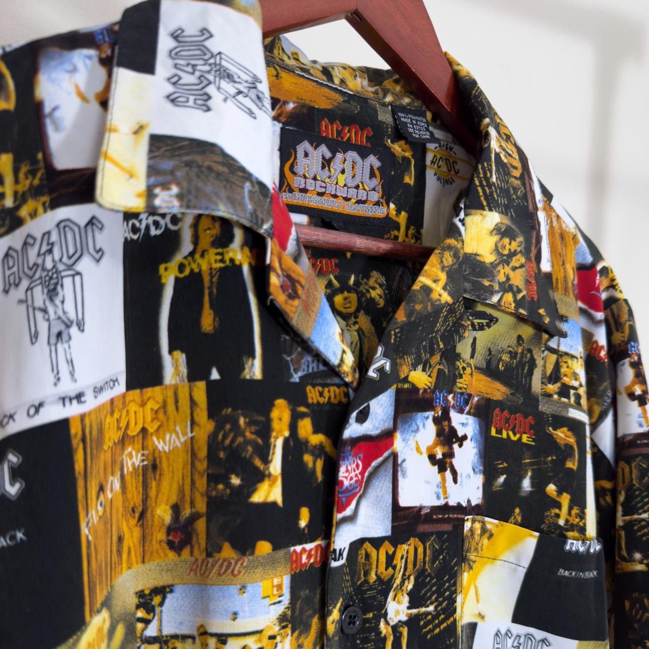 AC/DC Vintage AC/DC Album Covers Button Up Shirt Size US M / EU 48-50 / 2 - 1 Thumbnail