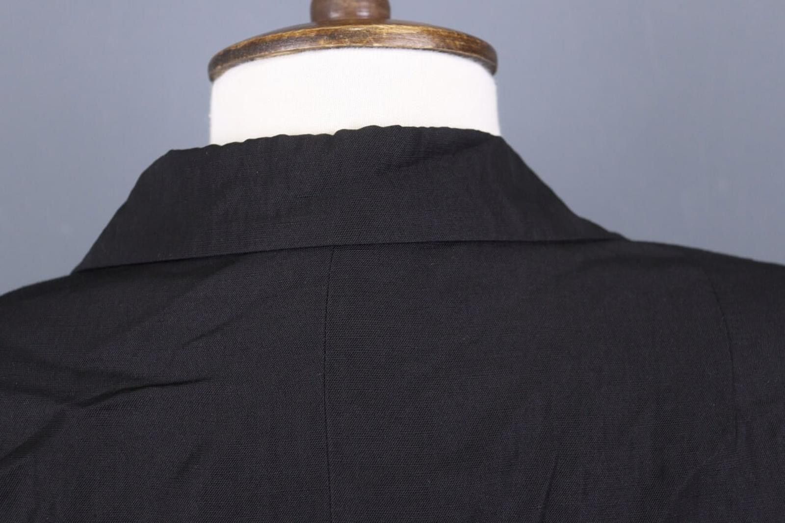 Marimekko MARIMEKKO Ritva Falla Black Cropped Blazer Jacket Size 40+ Size M / US 6-8 / IT 42-44 - 11 Thumbnail